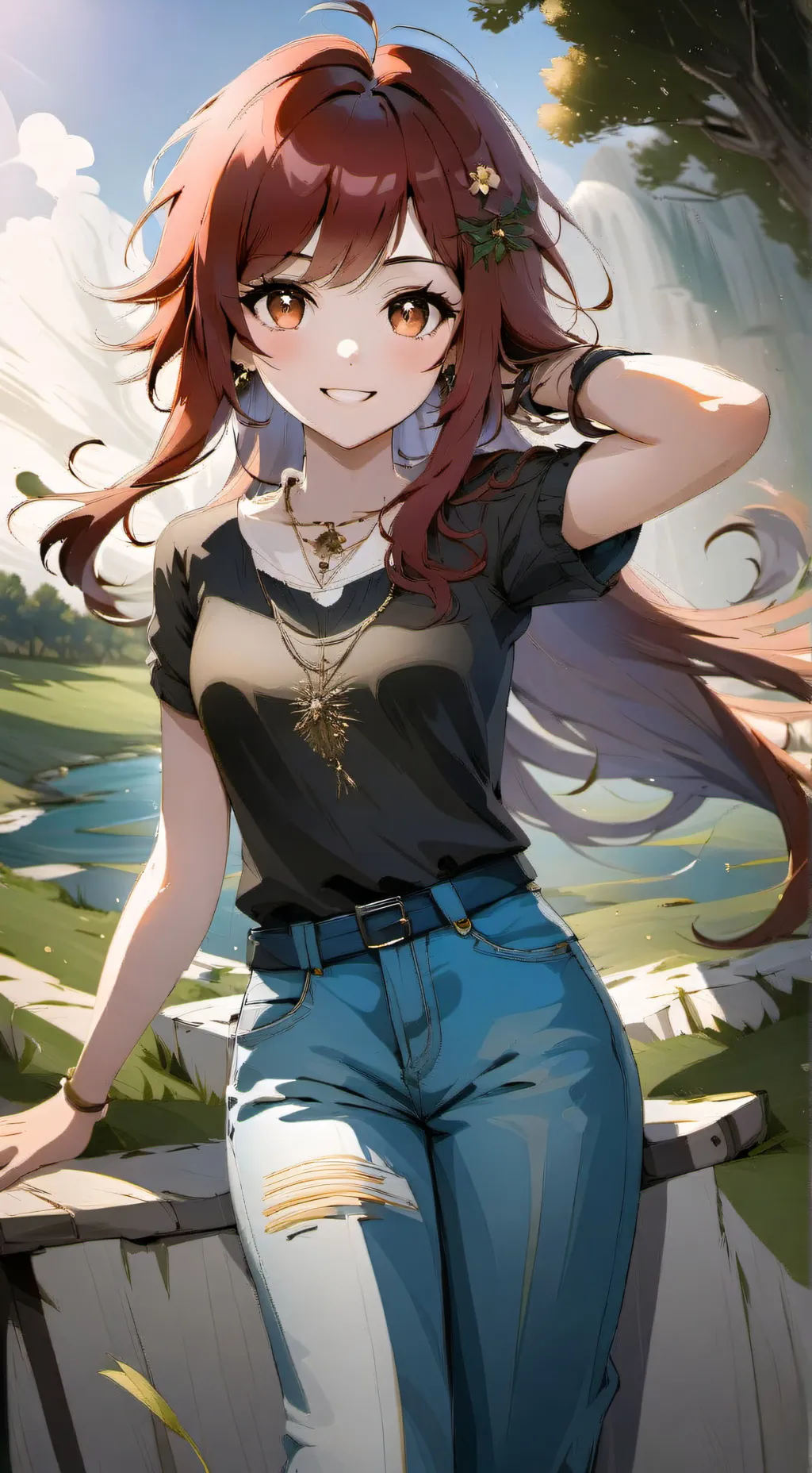 ai character: Red McCauthur background