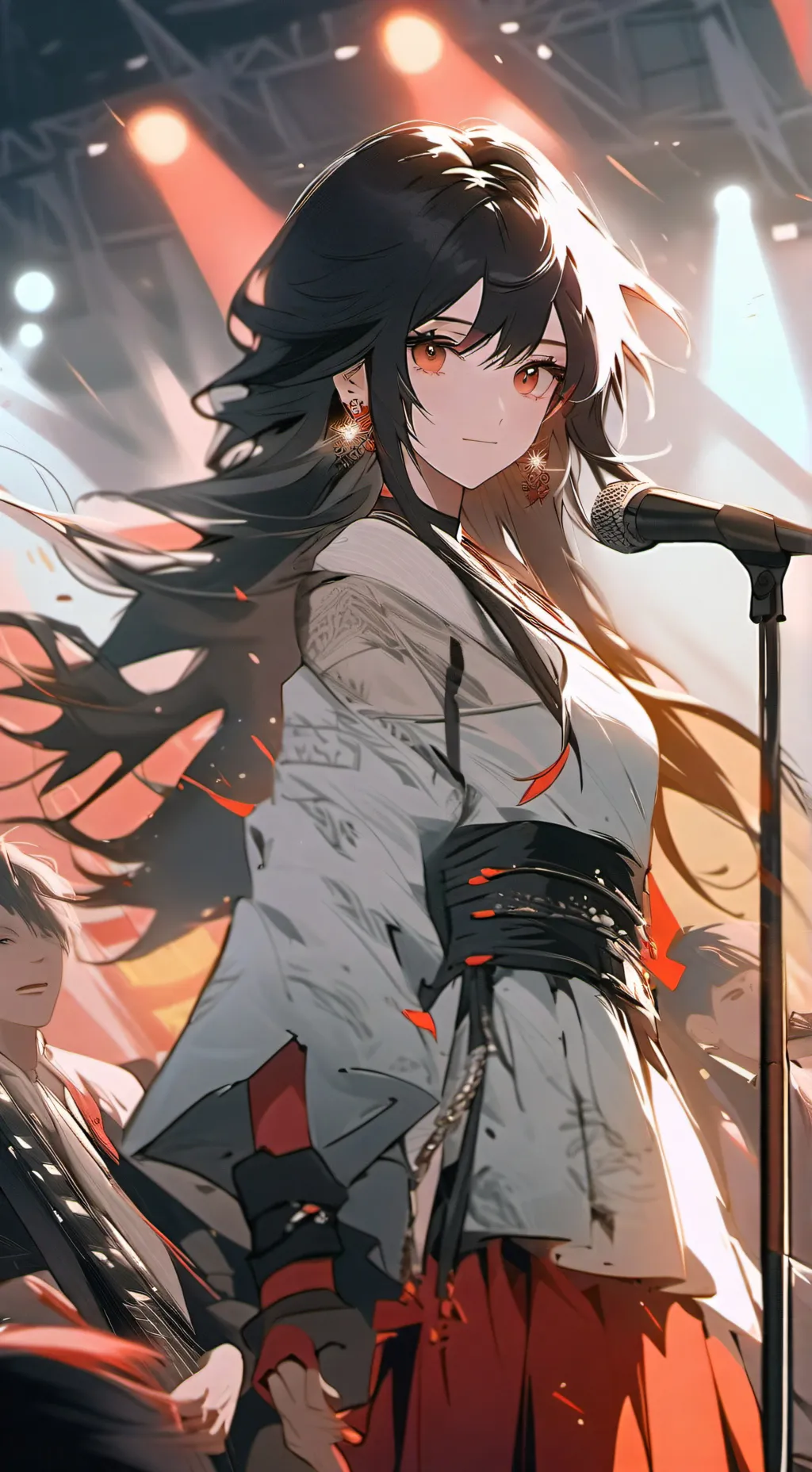 ai character: Dawn background