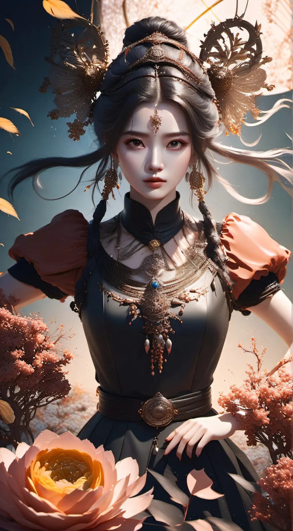 ai character: Atenea  background