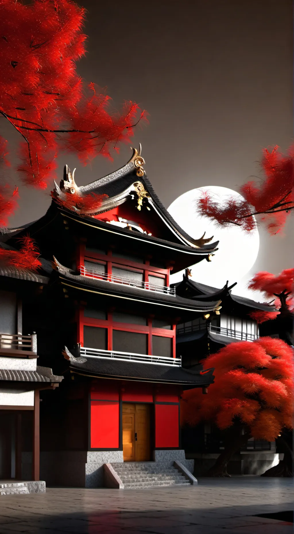 ai character: Demon slayer  background