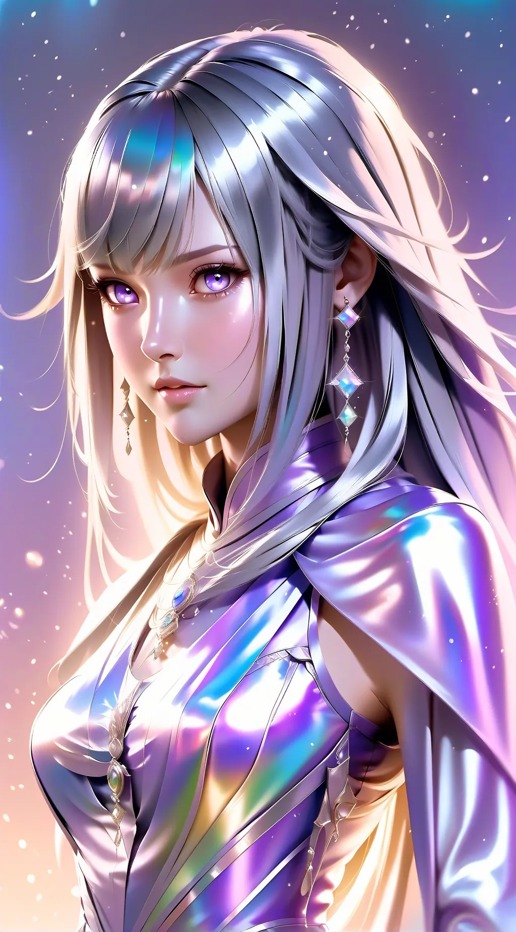 ai character: super girl background