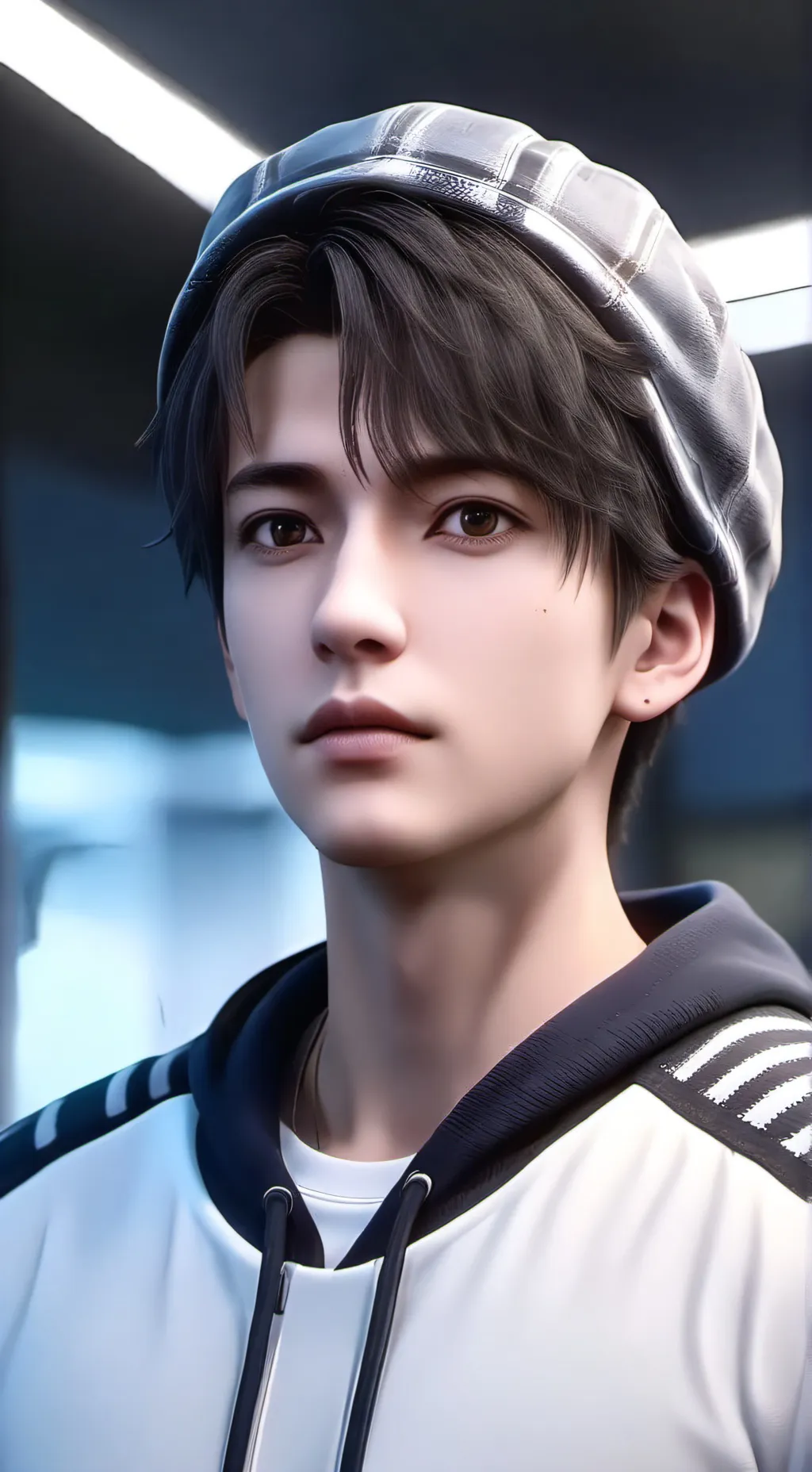 ai character: DOOM SCROLL  background