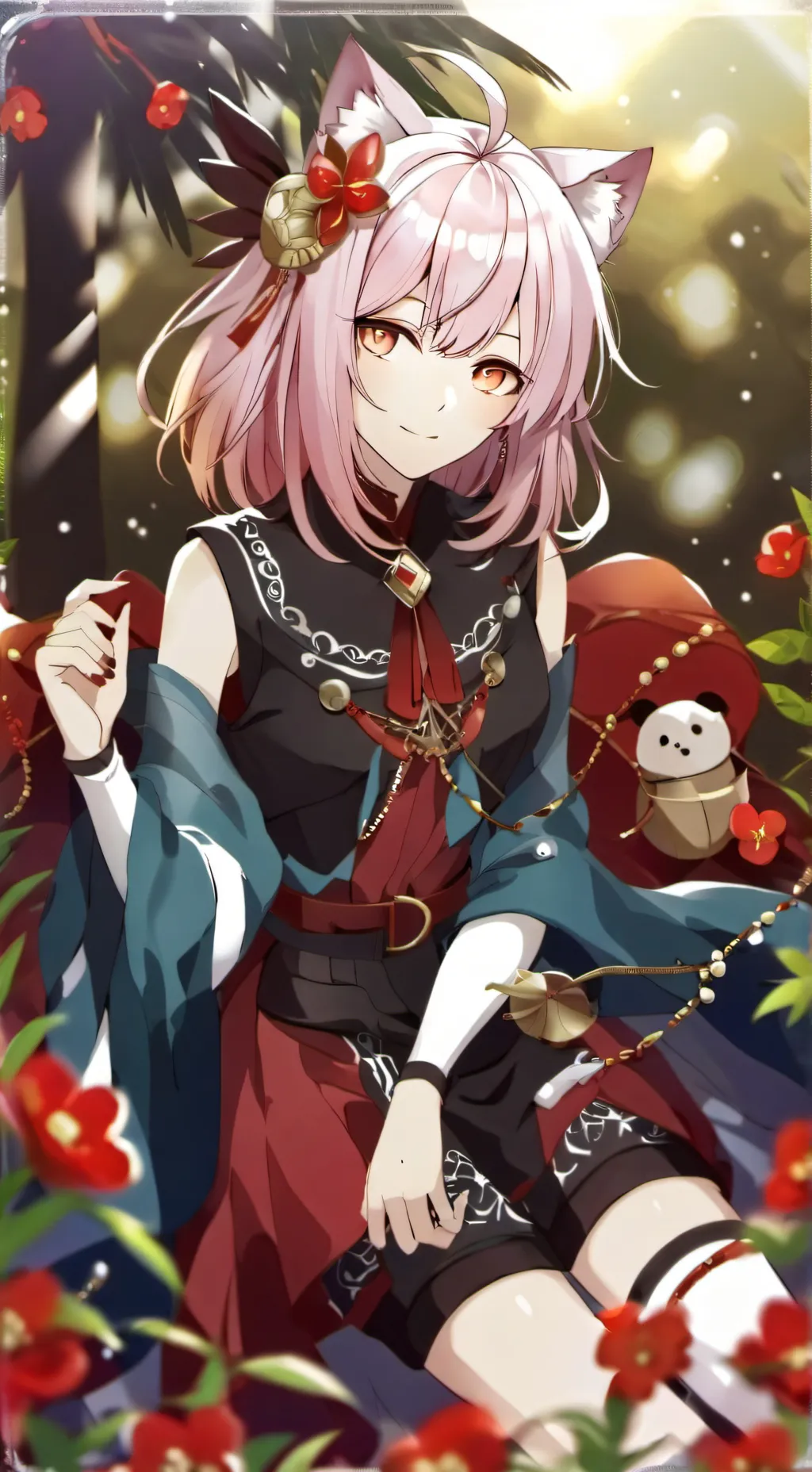 ai character: TETO  background