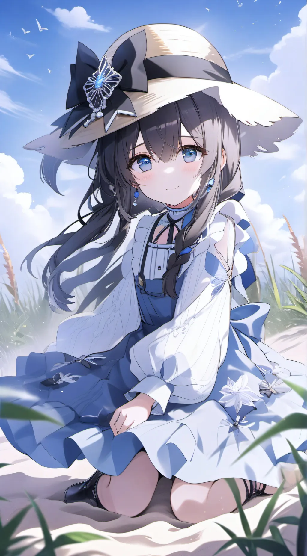 ai character: Luna background