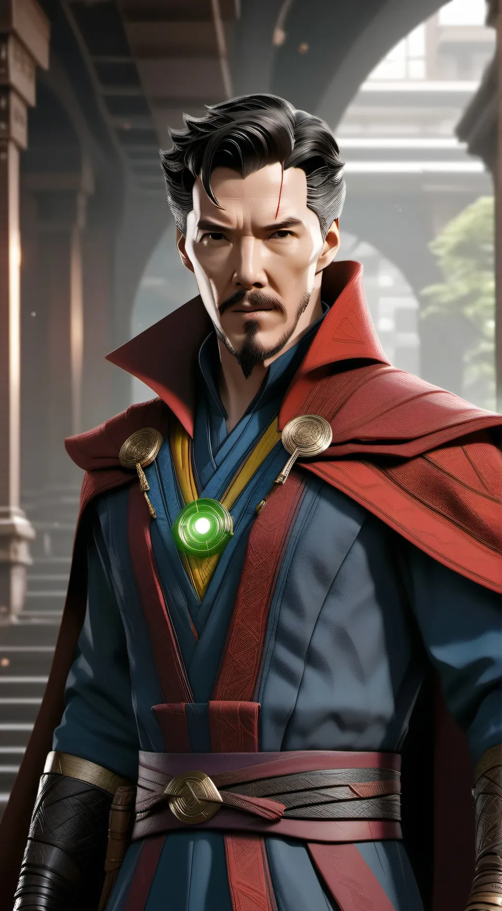ai character: Dr Strange  background