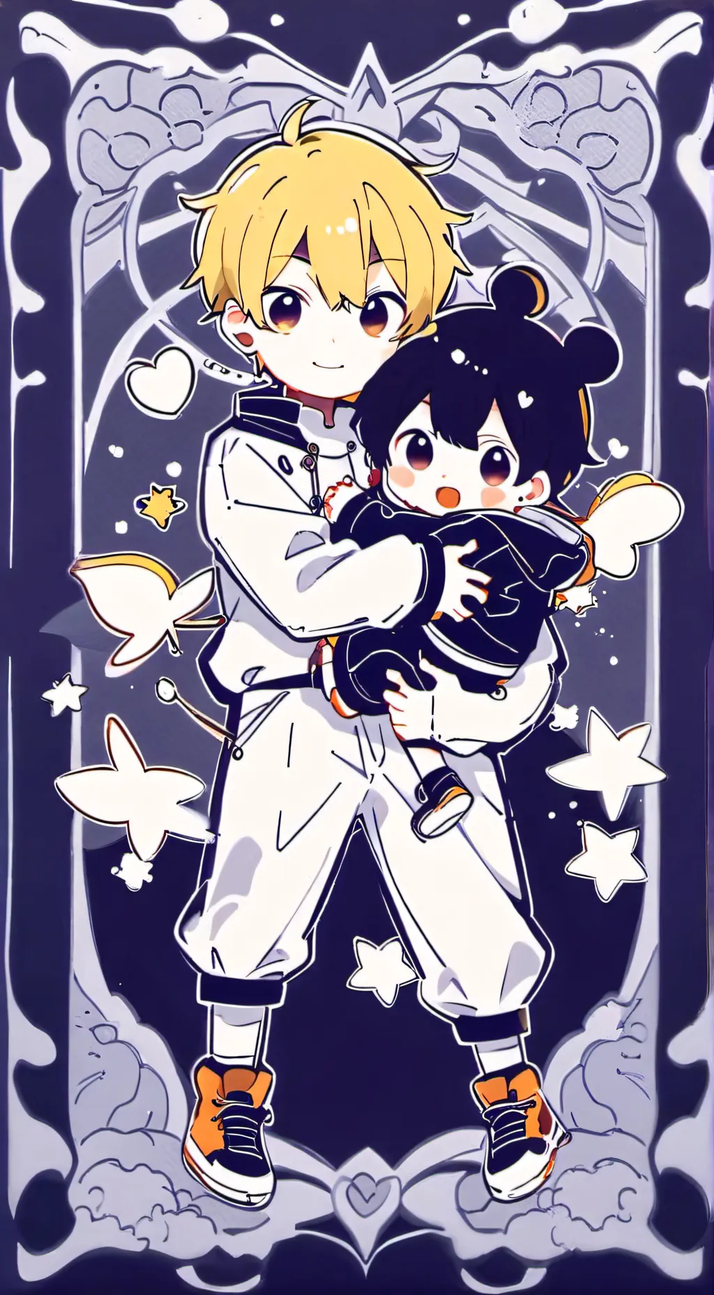 ai character: giant background