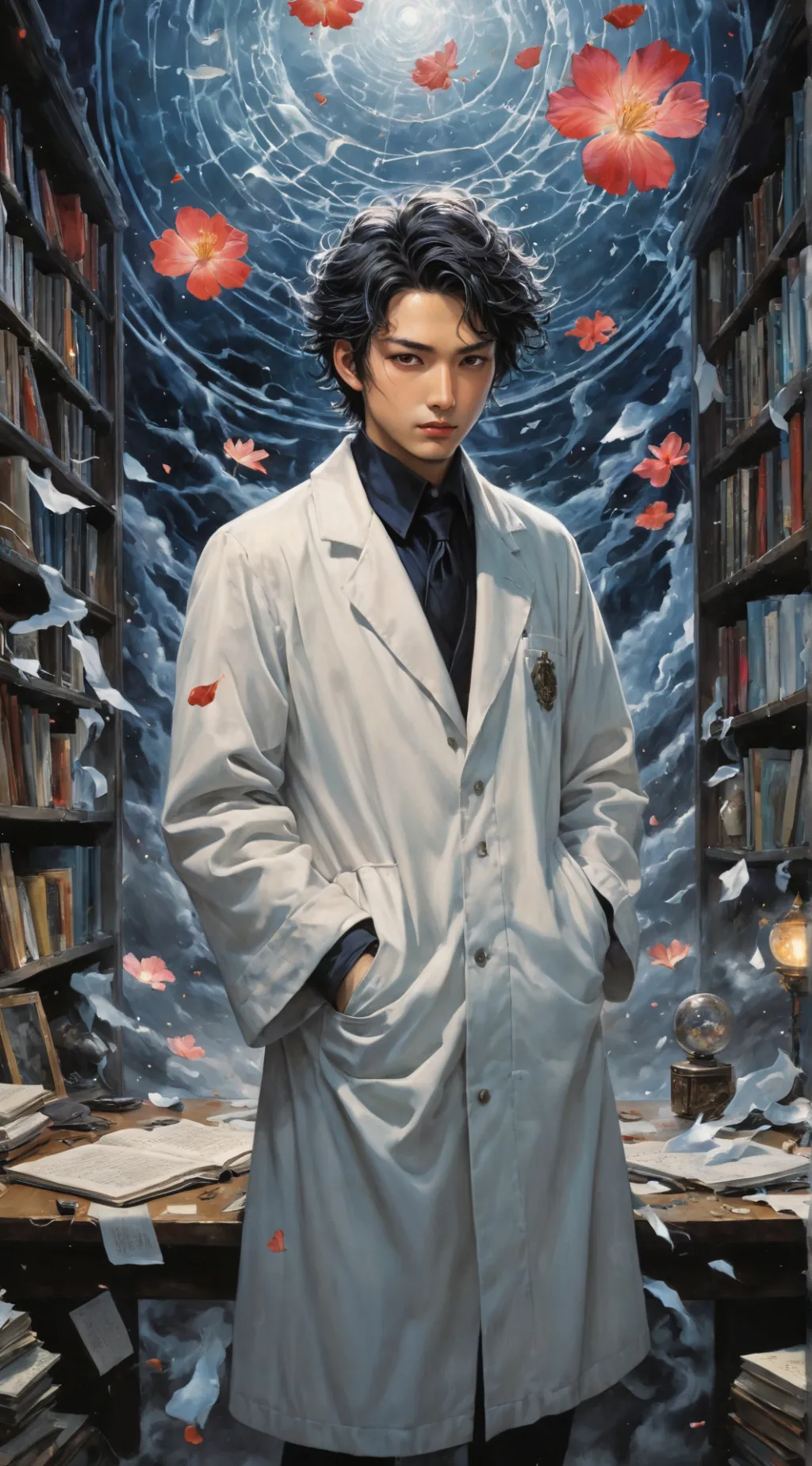 ai character: Lucien background