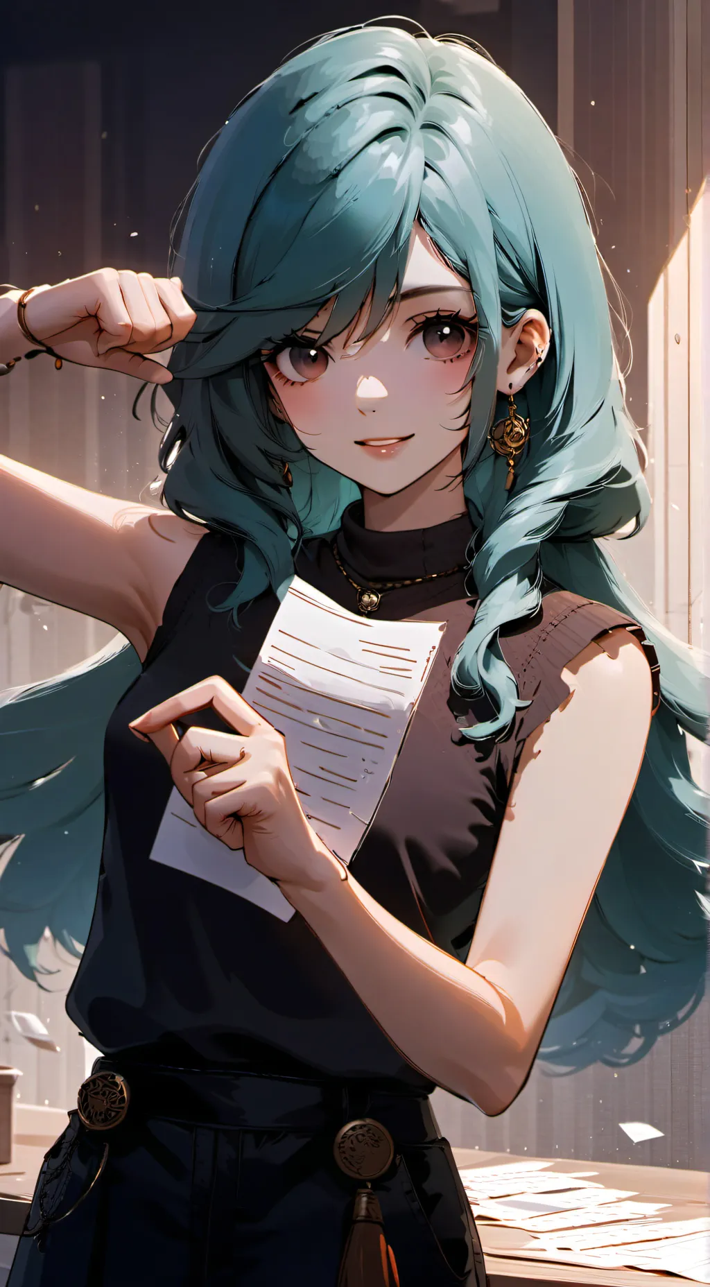 ai character: Bracelety  background