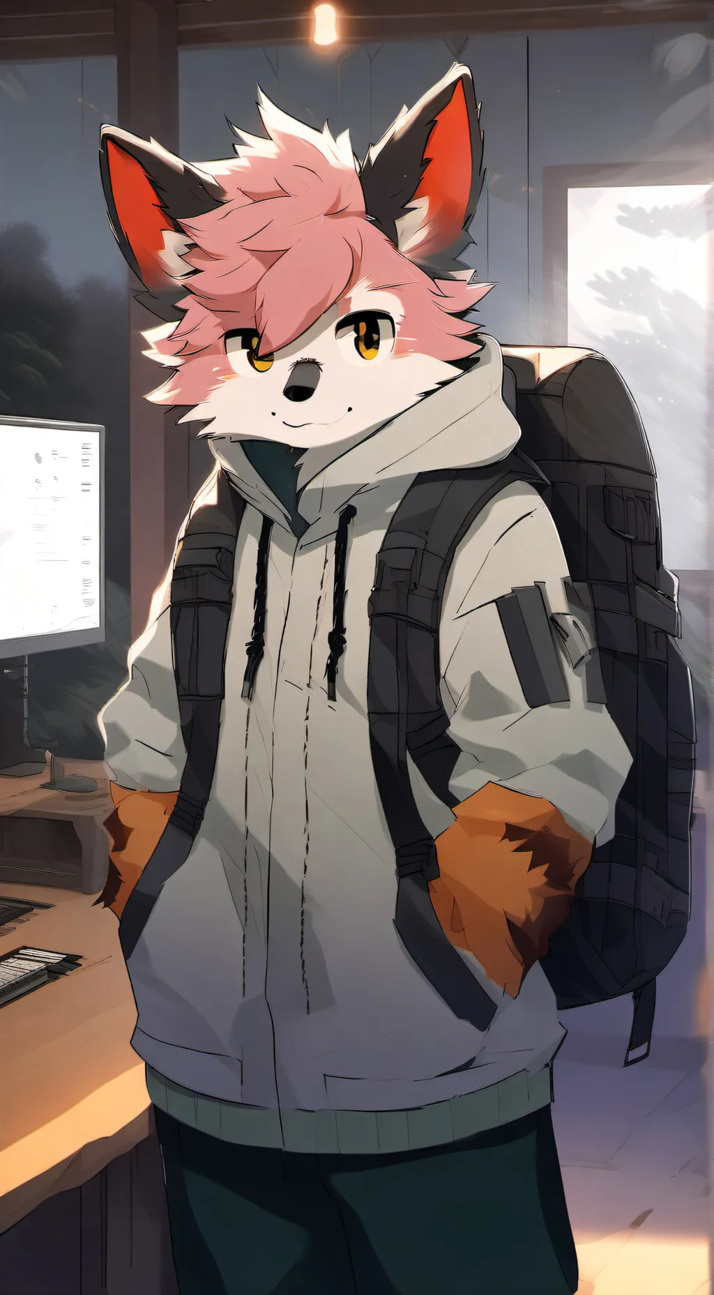 ai character: evan background