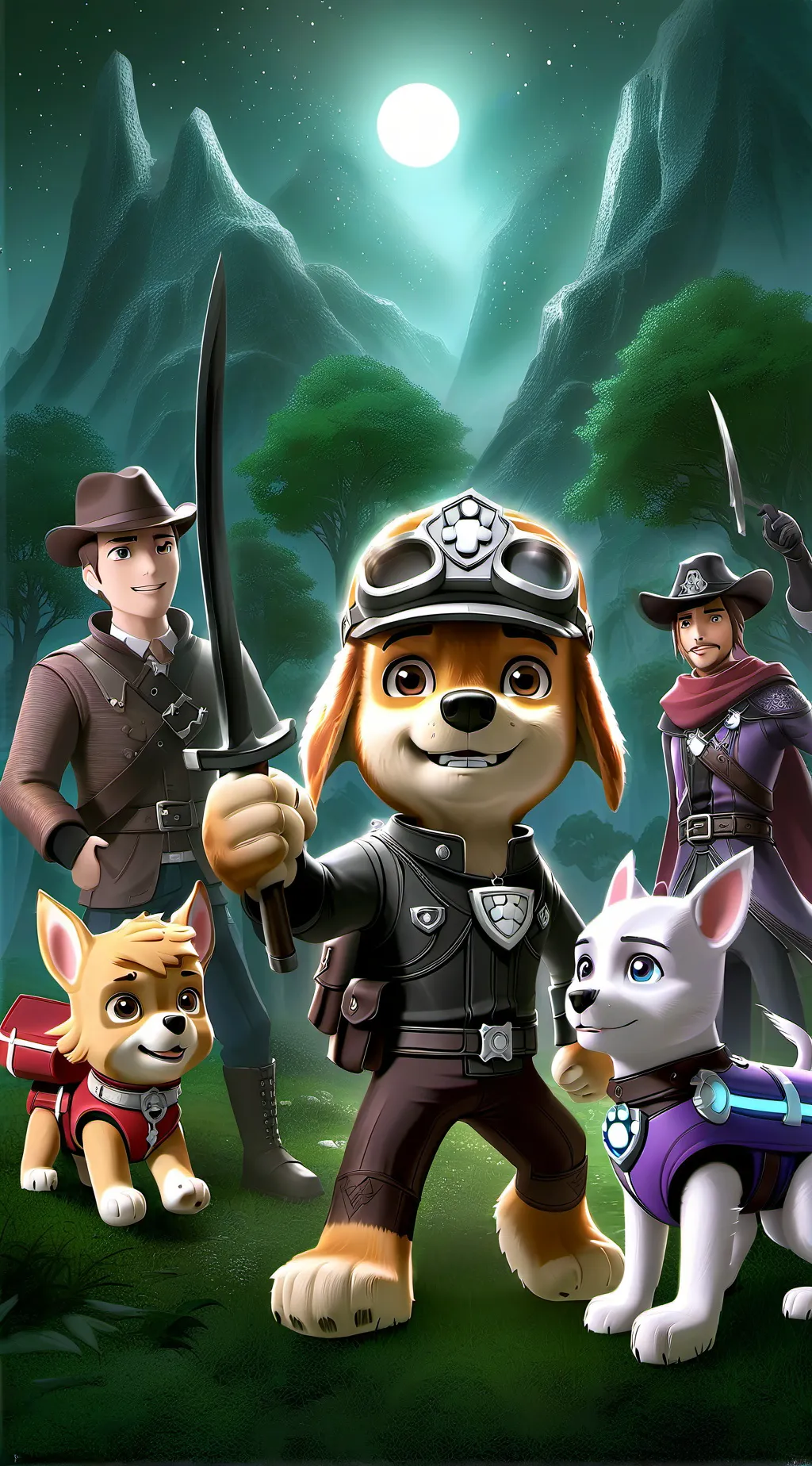 ai character: How r and a met background