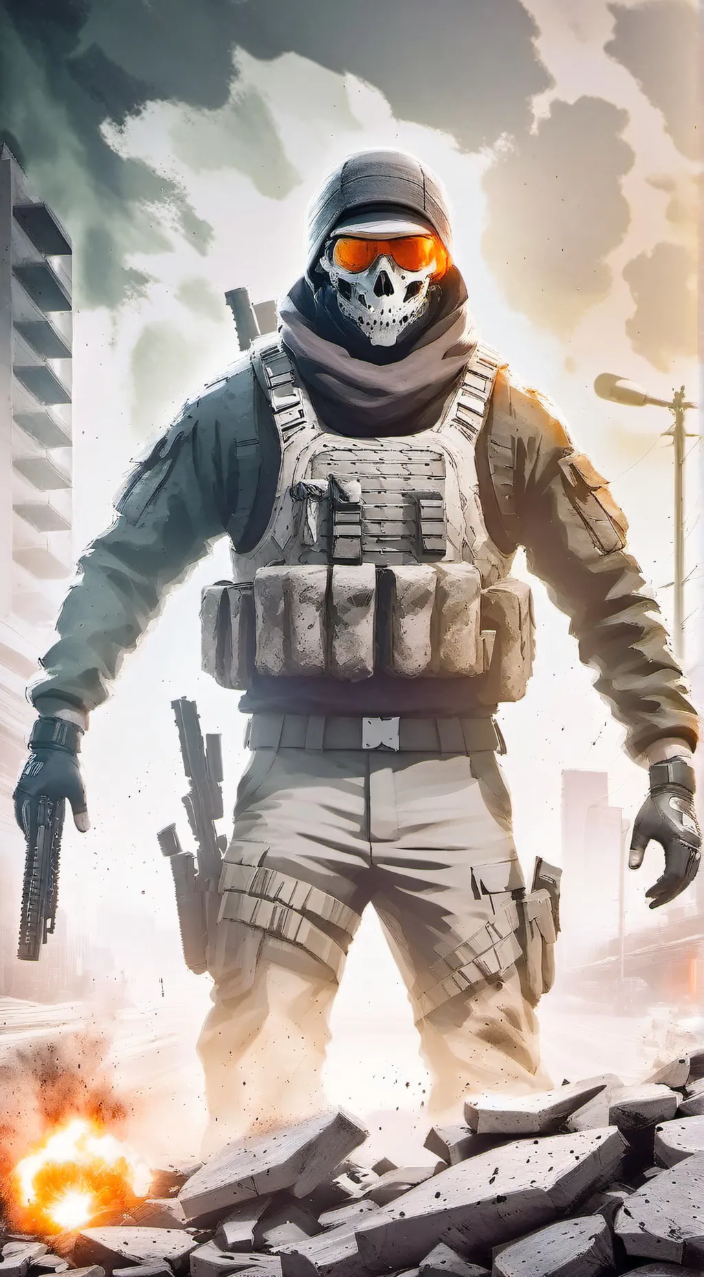 ai character: Cod background