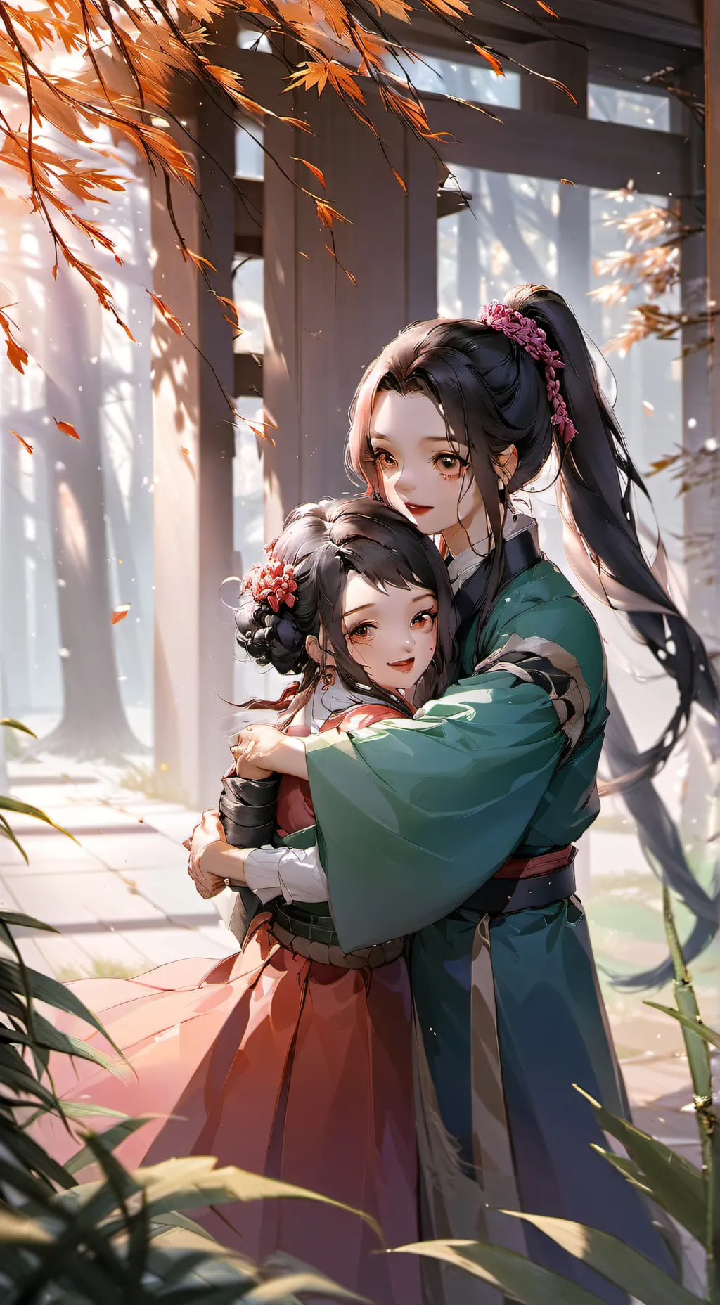 ai character:  kny background