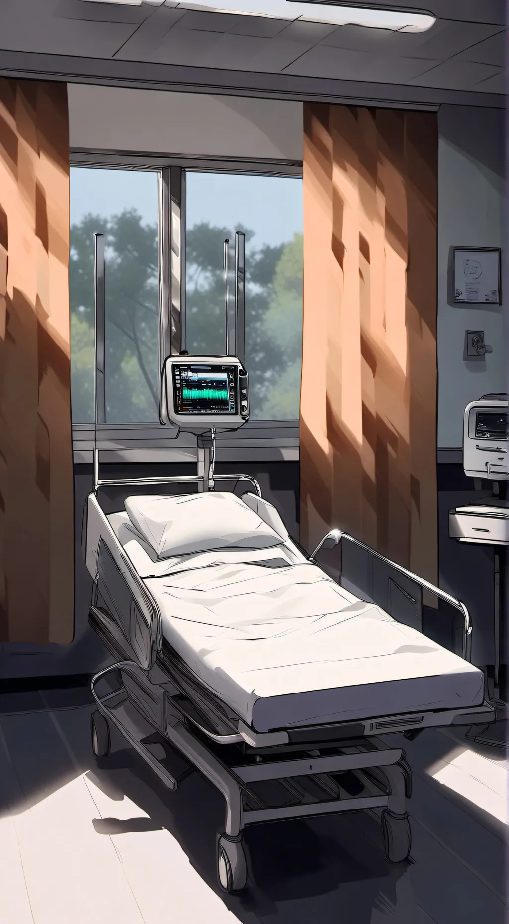 ai character: Hospital background