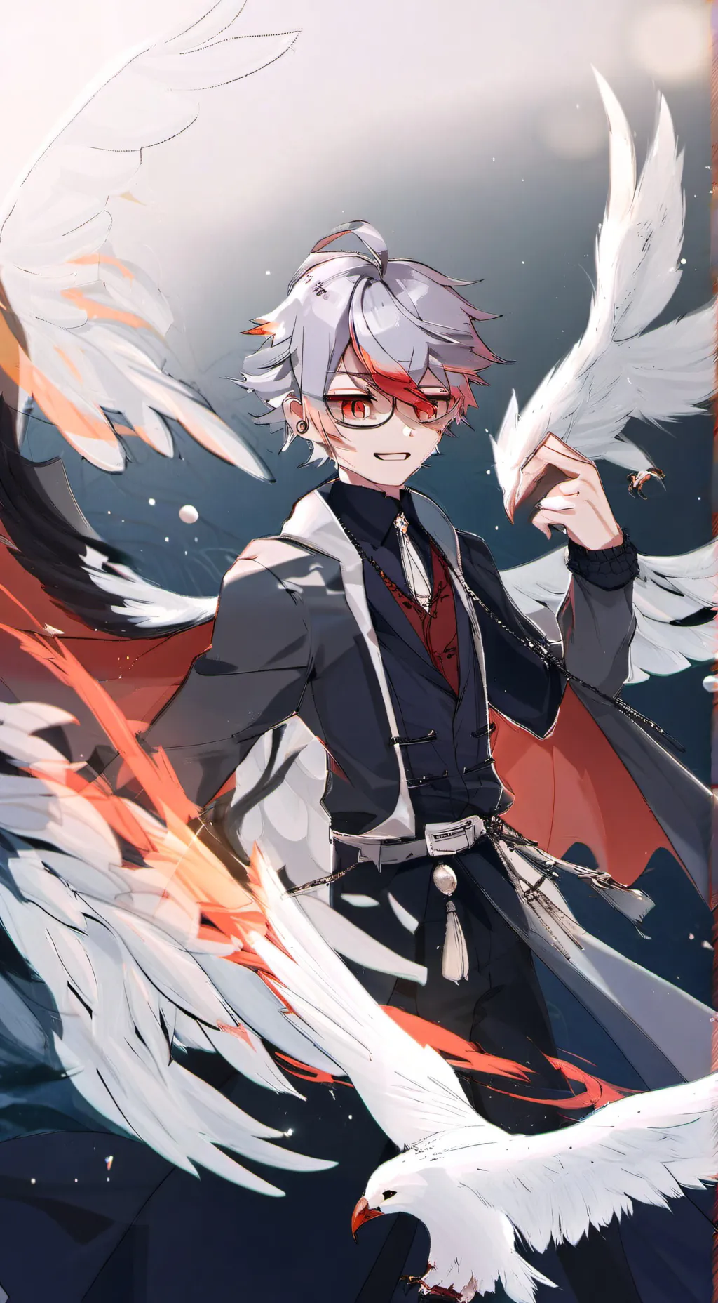 ai character: Redbleeds  background