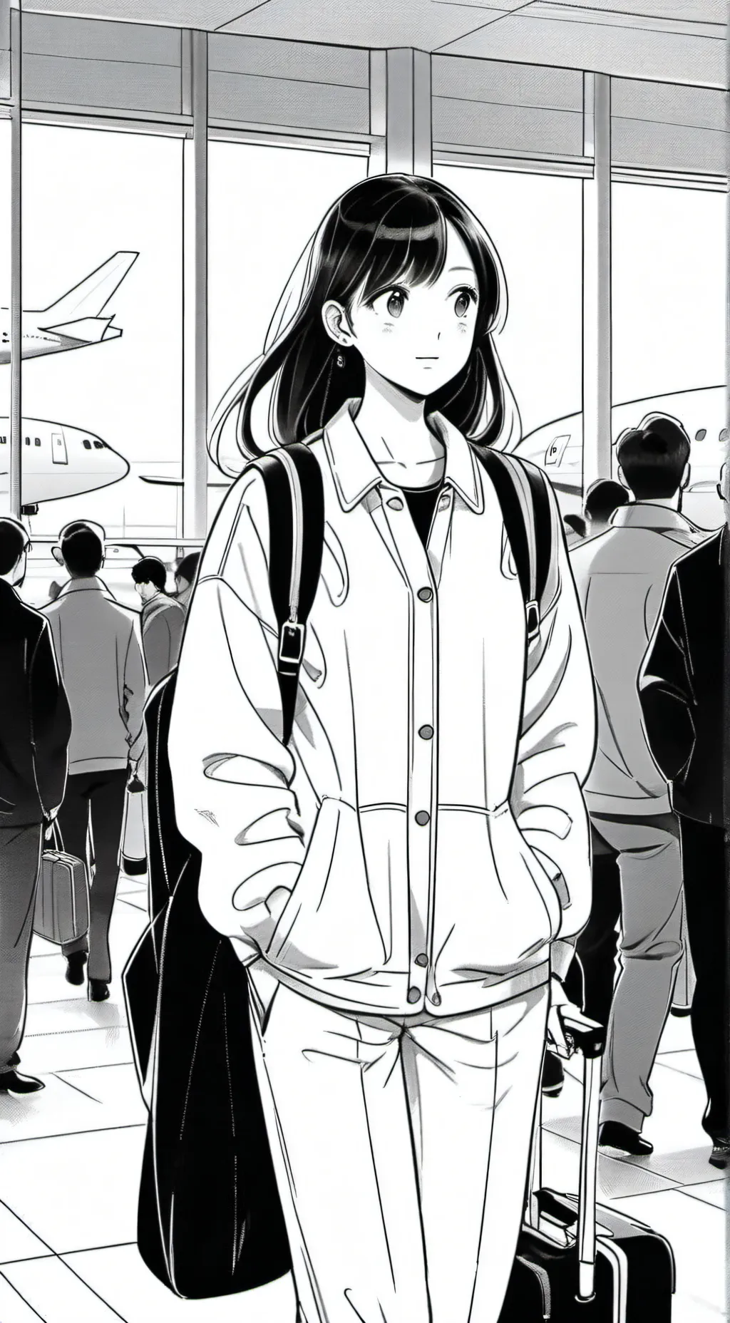 ai character: Evelyn Carter background