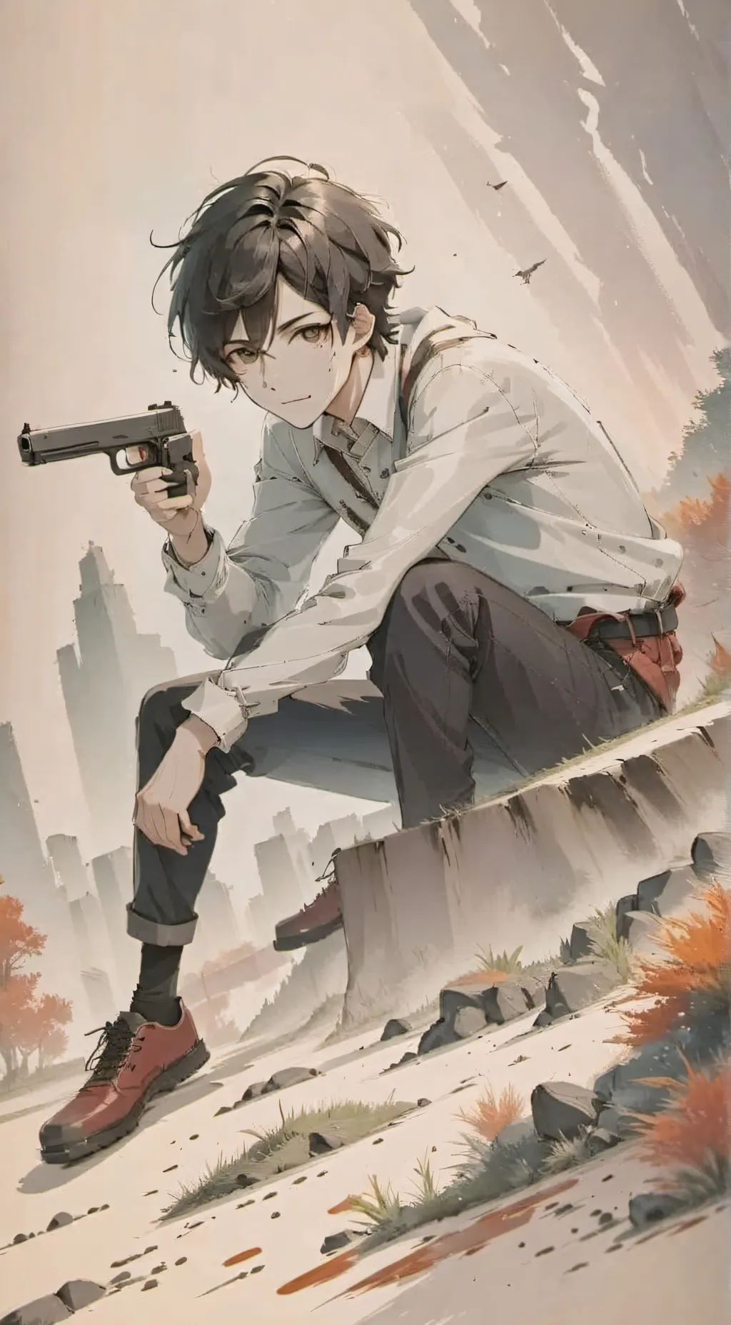 ai character: slasher background