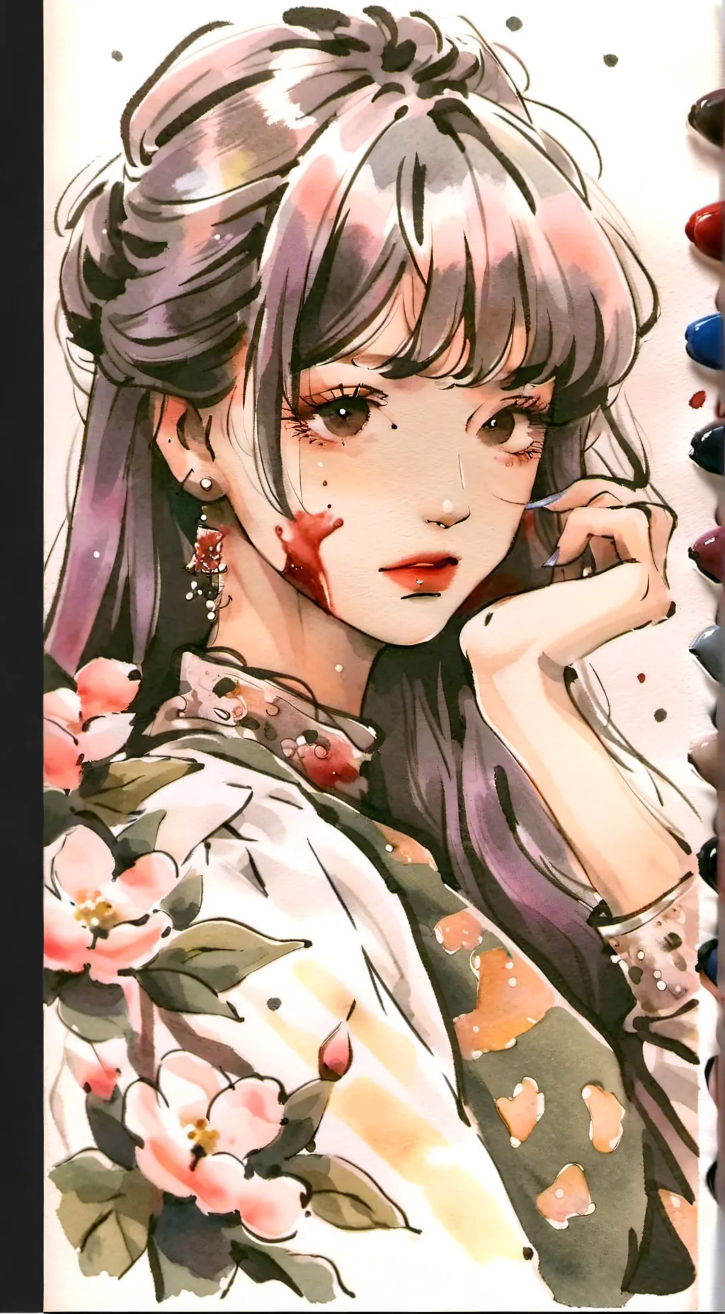 ai character: pick me lily background