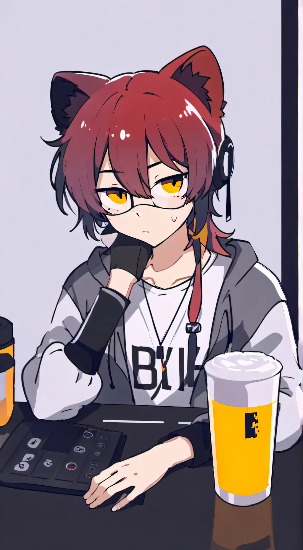 ai character: Max background