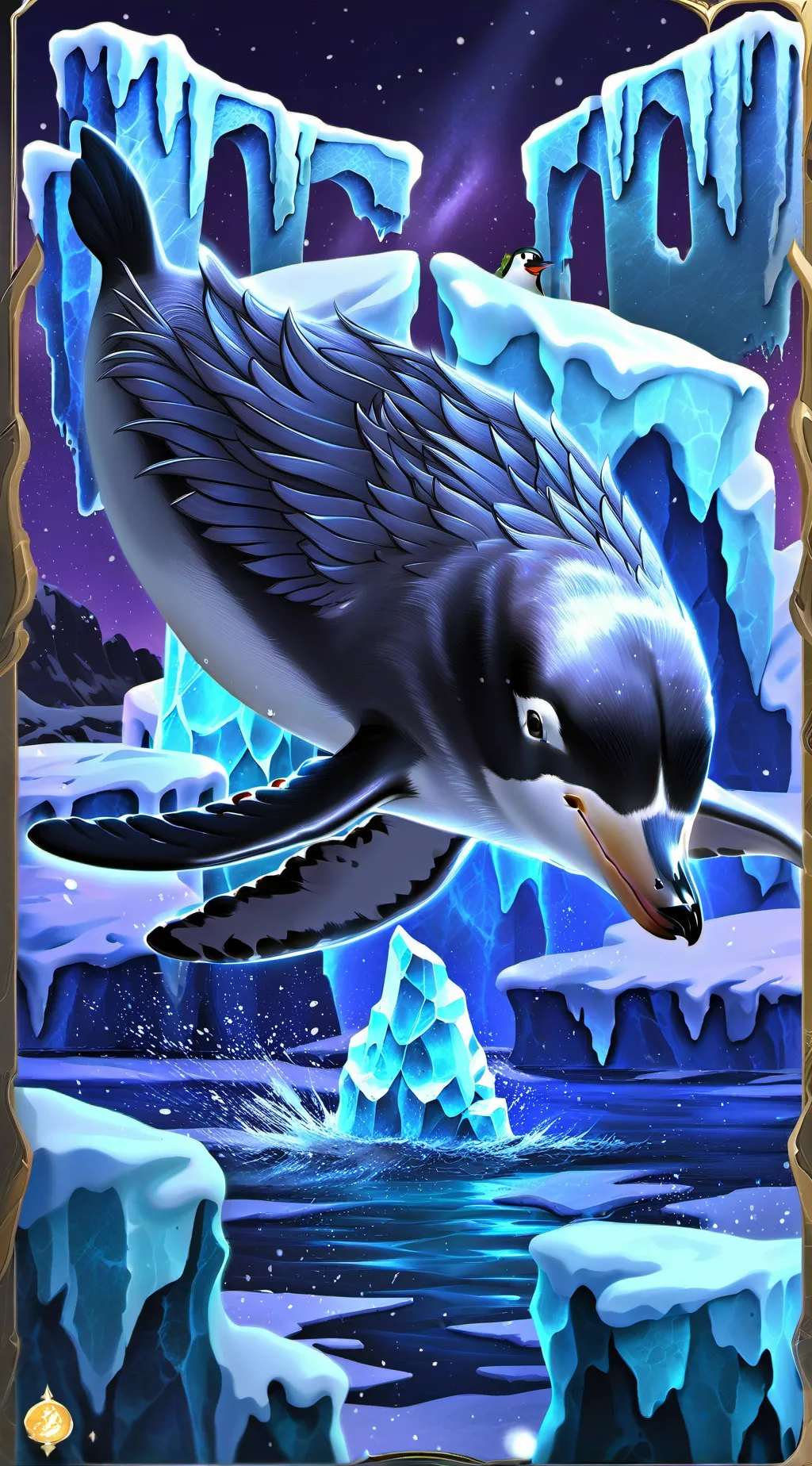 ai character: Tundra background