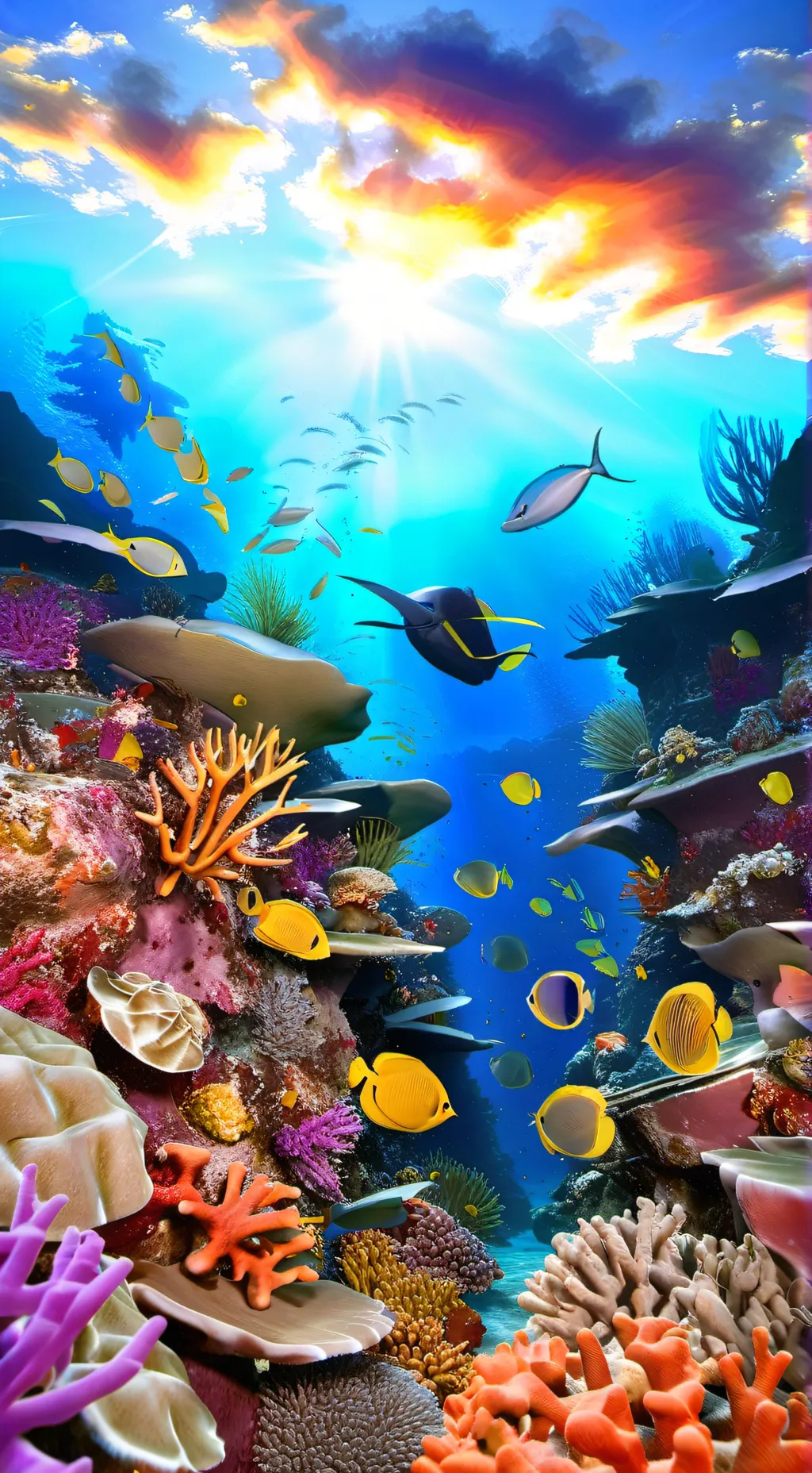 ai character: Tickle fish background