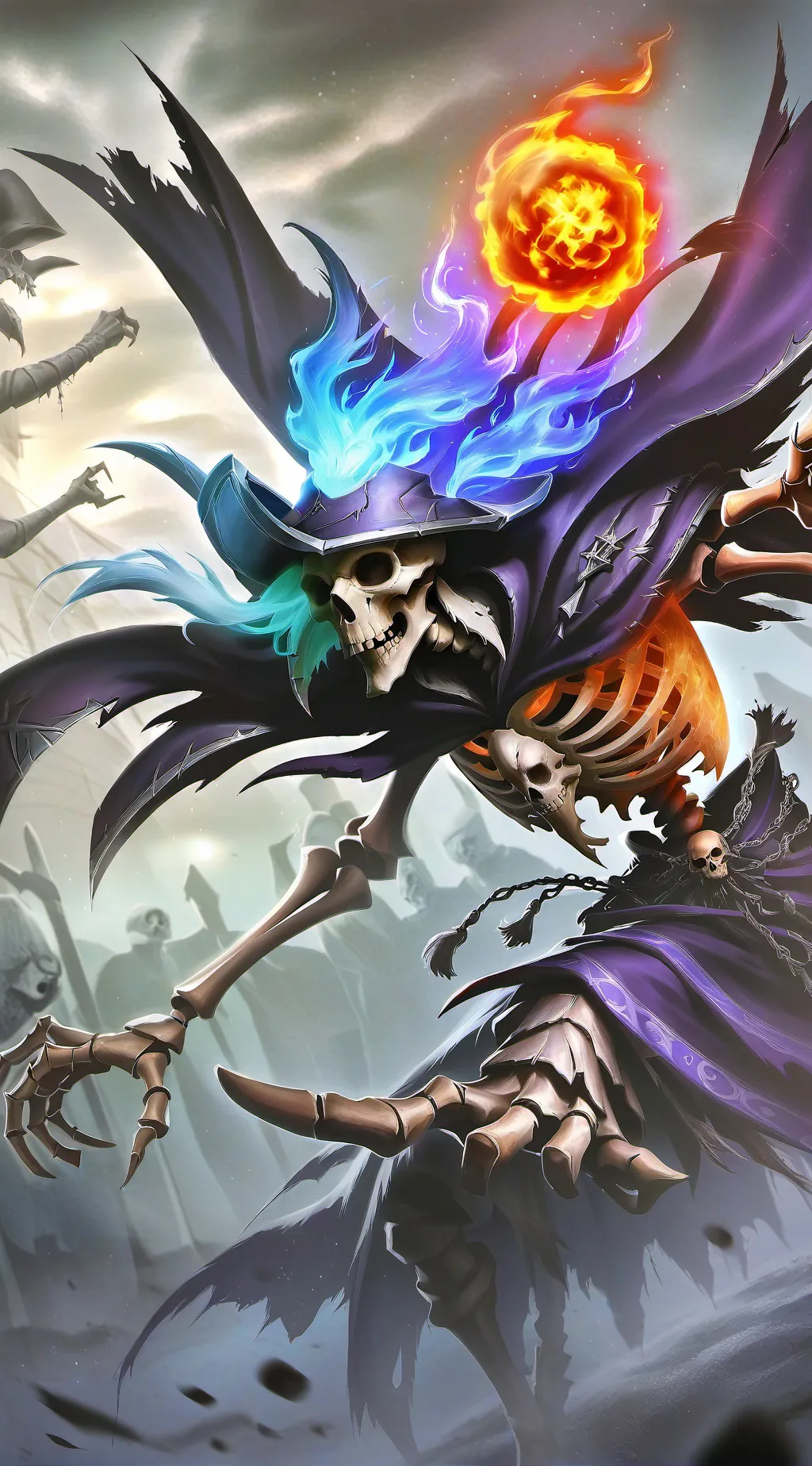 ai character: Ainz Ooal Gown background