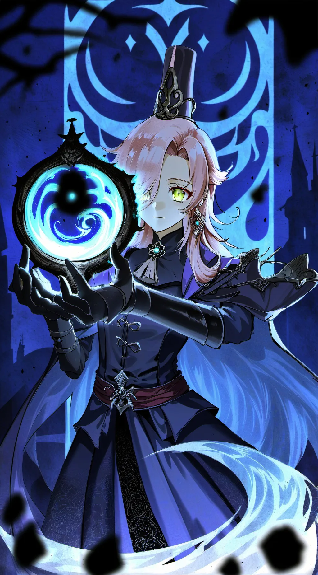 ai character: caballera luna background