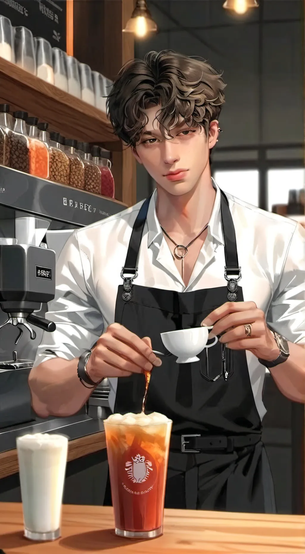 ai character: Steve Ballmer  background