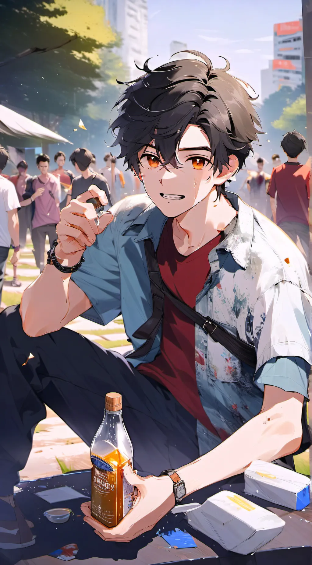 ai character: Marcus background