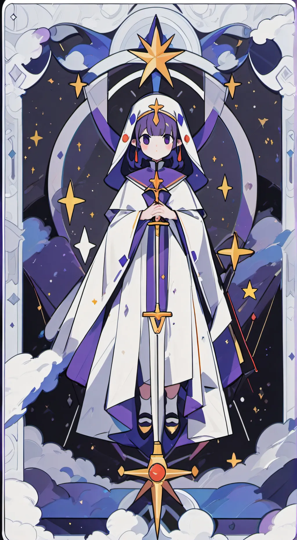 ai character: Md background