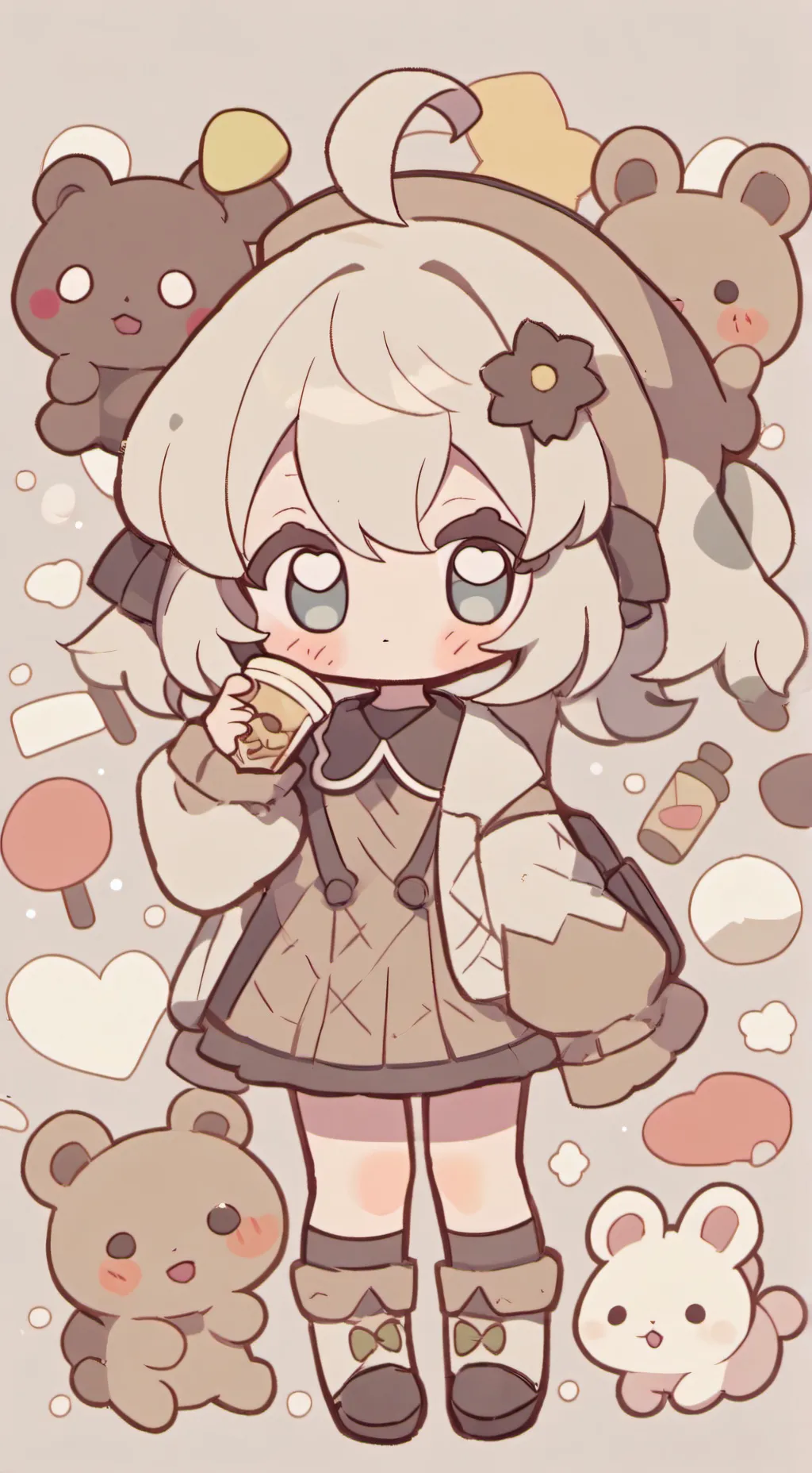 ai character: Mha sick background