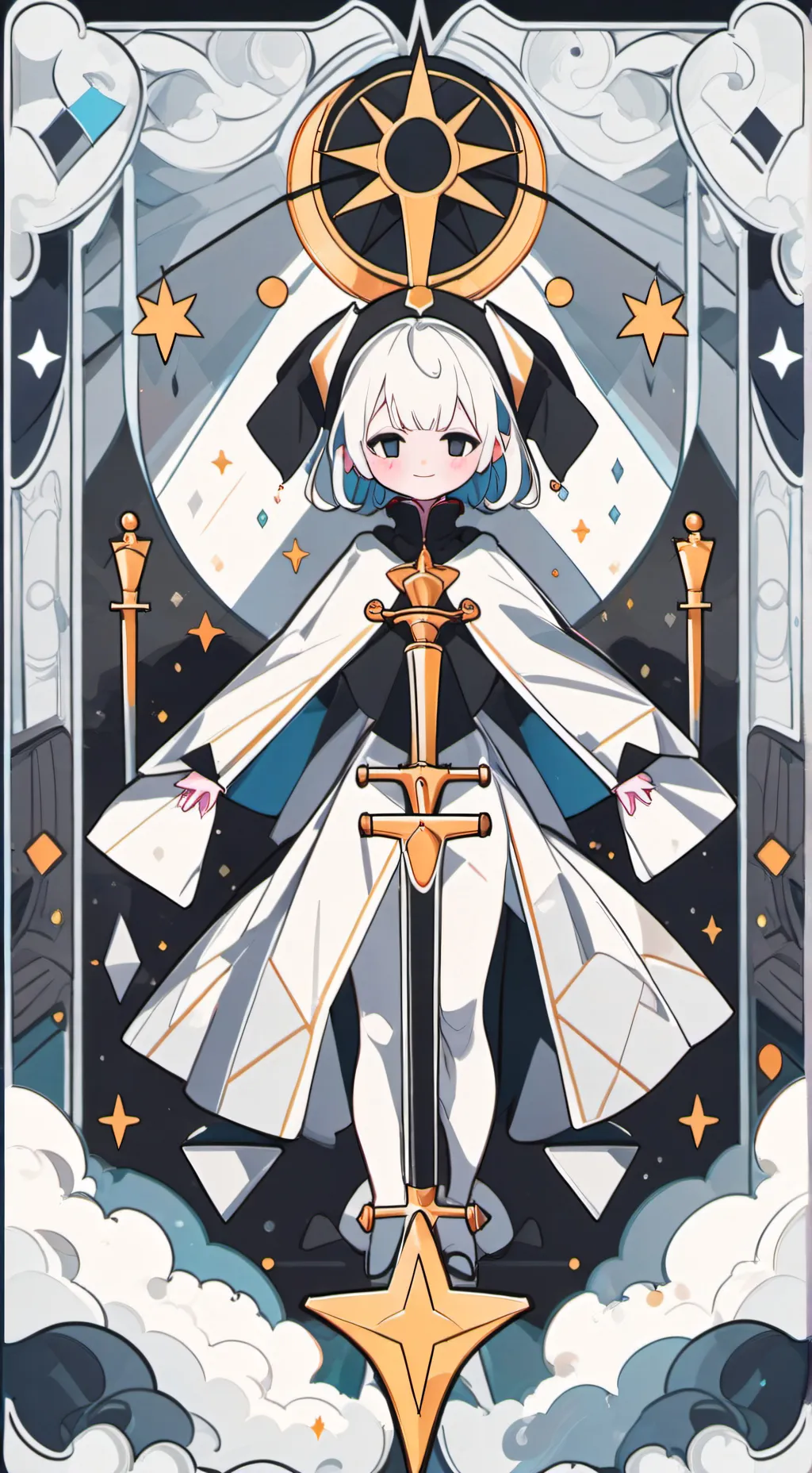 ai character: Smiley_x.z background