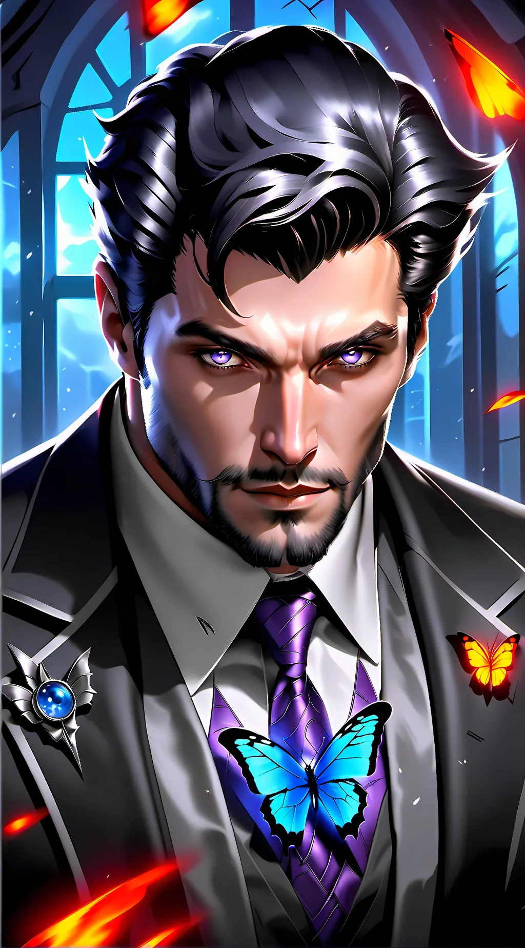 ai character: Hawkmoth background