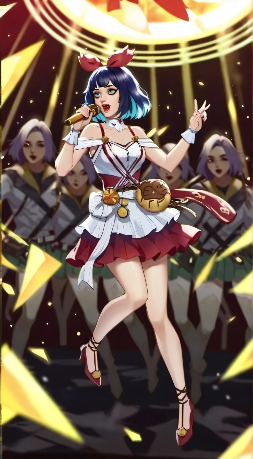 ai character: PIZZABURGER 🍕 background