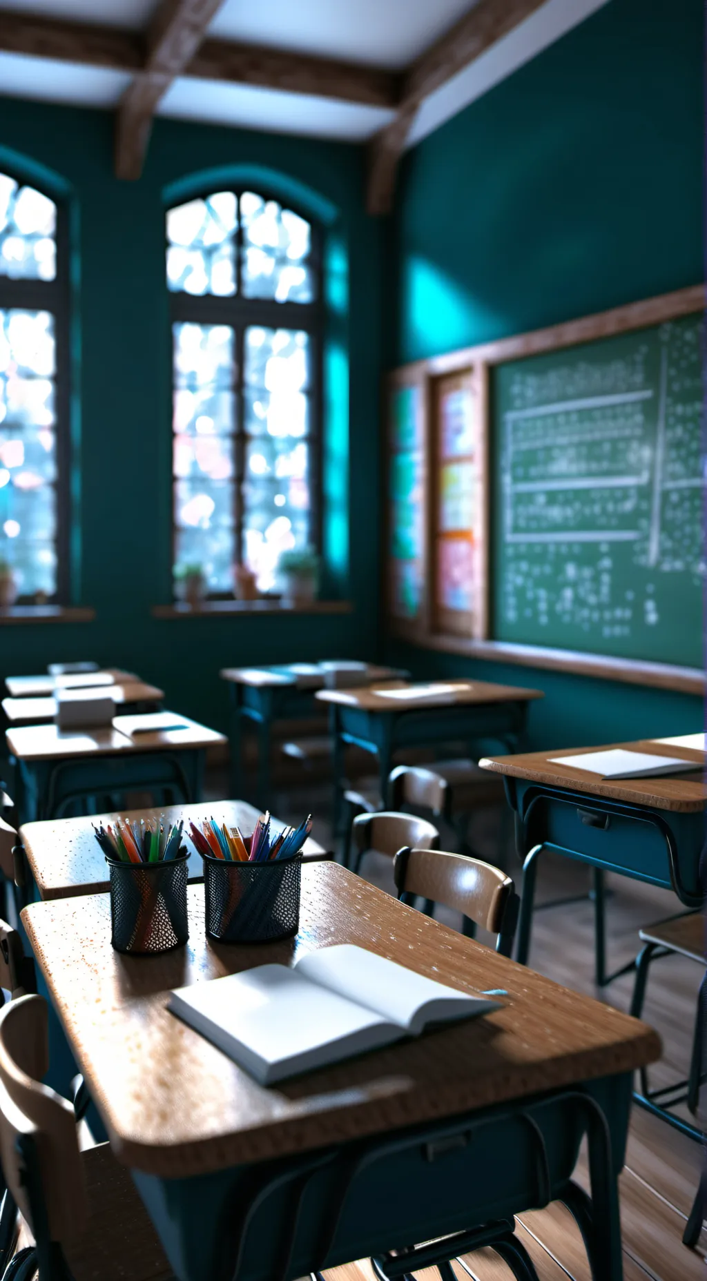 ai character: Audrey Academy background