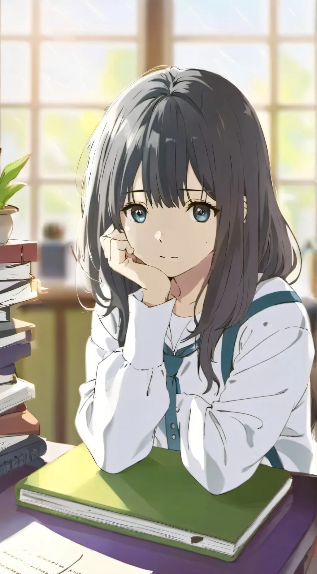 ai character: Akira  background