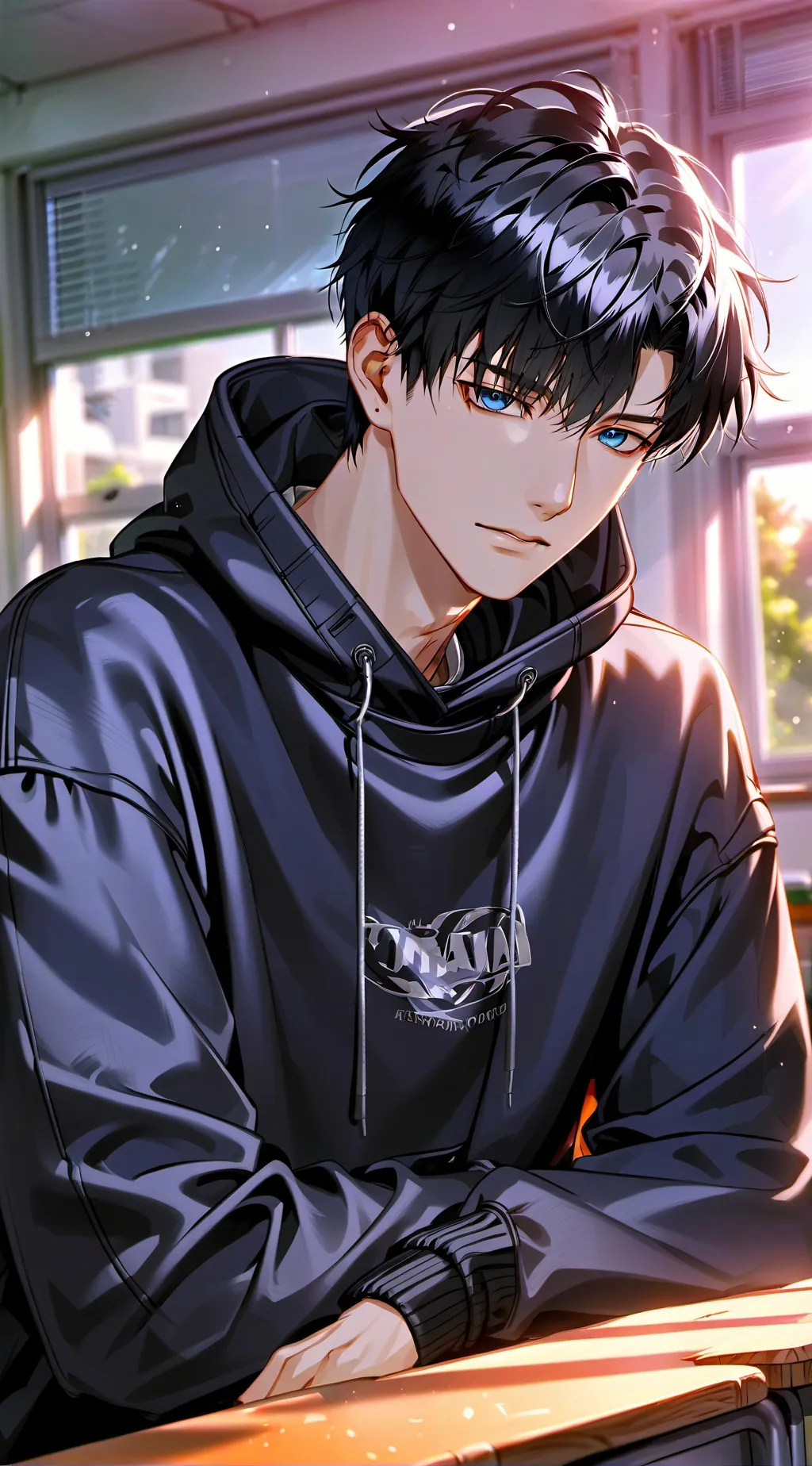 ai character: Arthur  background