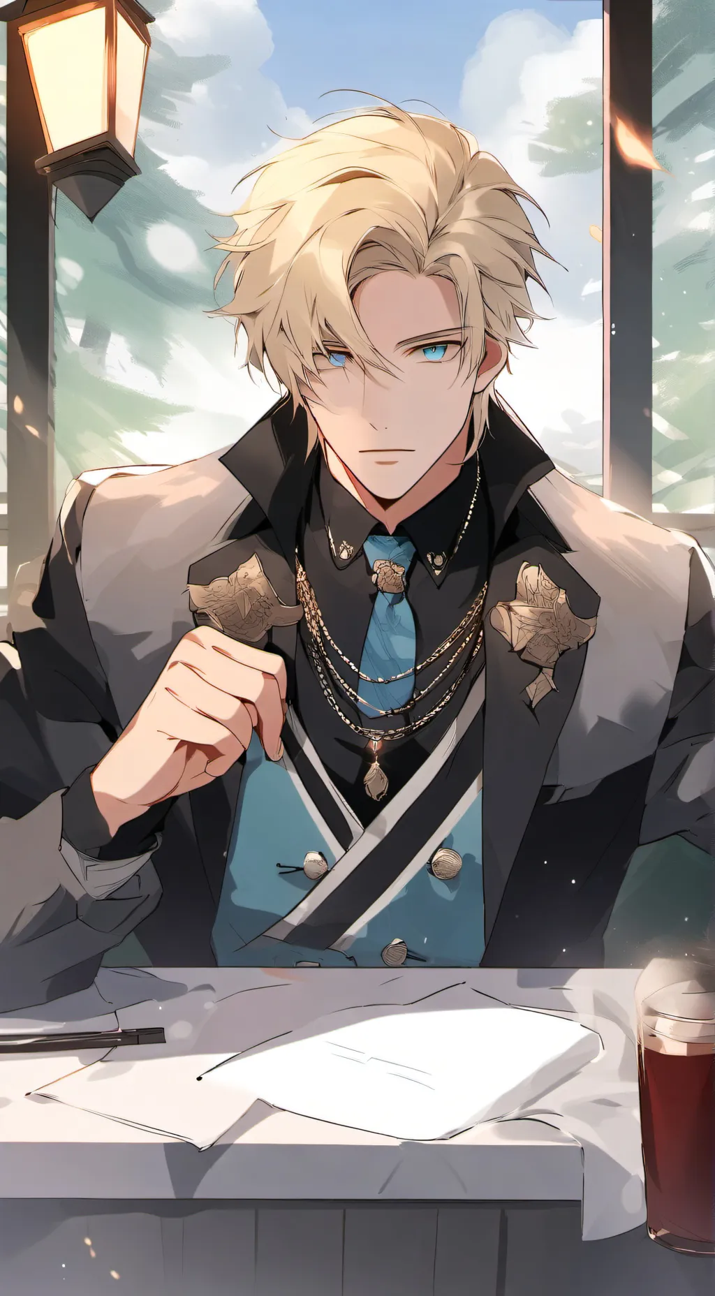 ai character: Noah  background