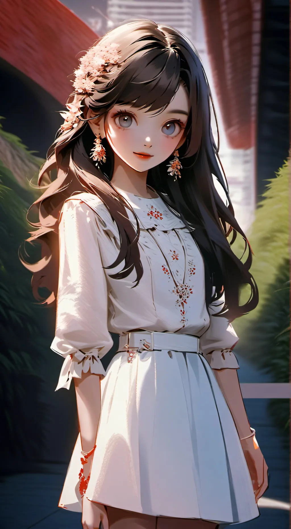 ai character: Katie  background