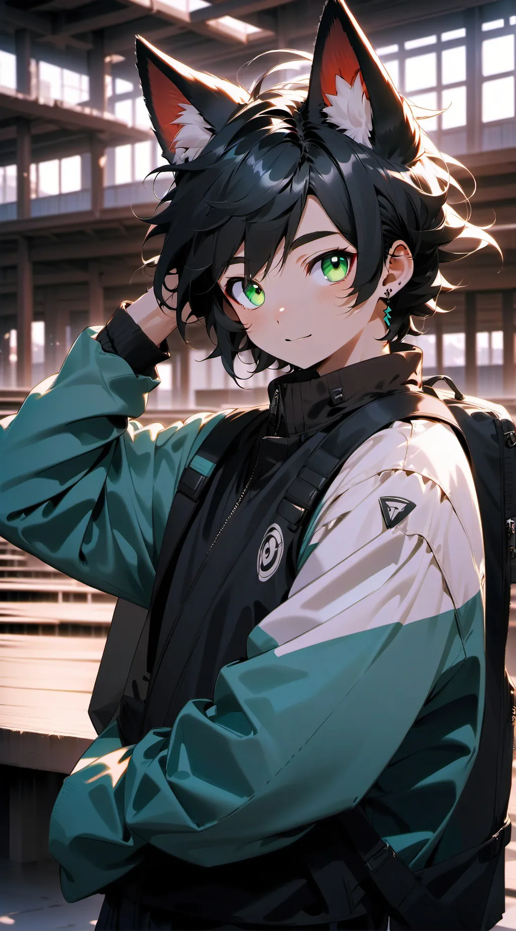 ai character: Your brother×fm background