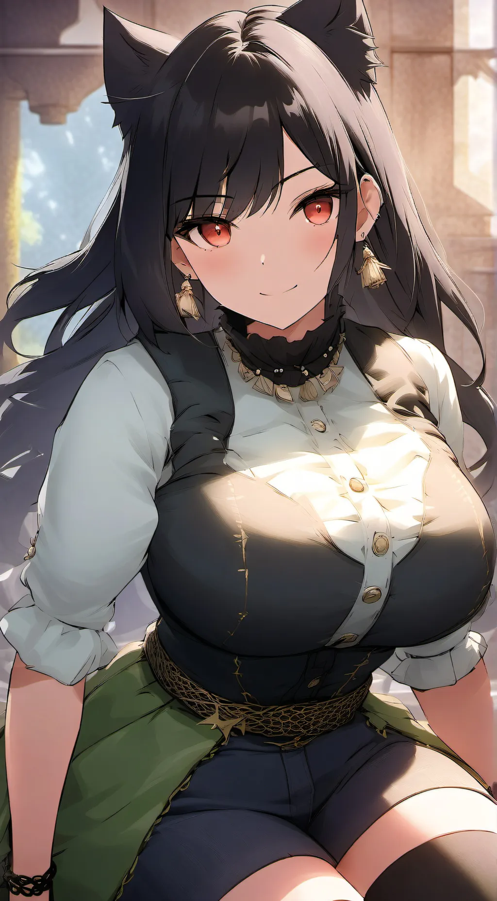 ai character: Ivory  background