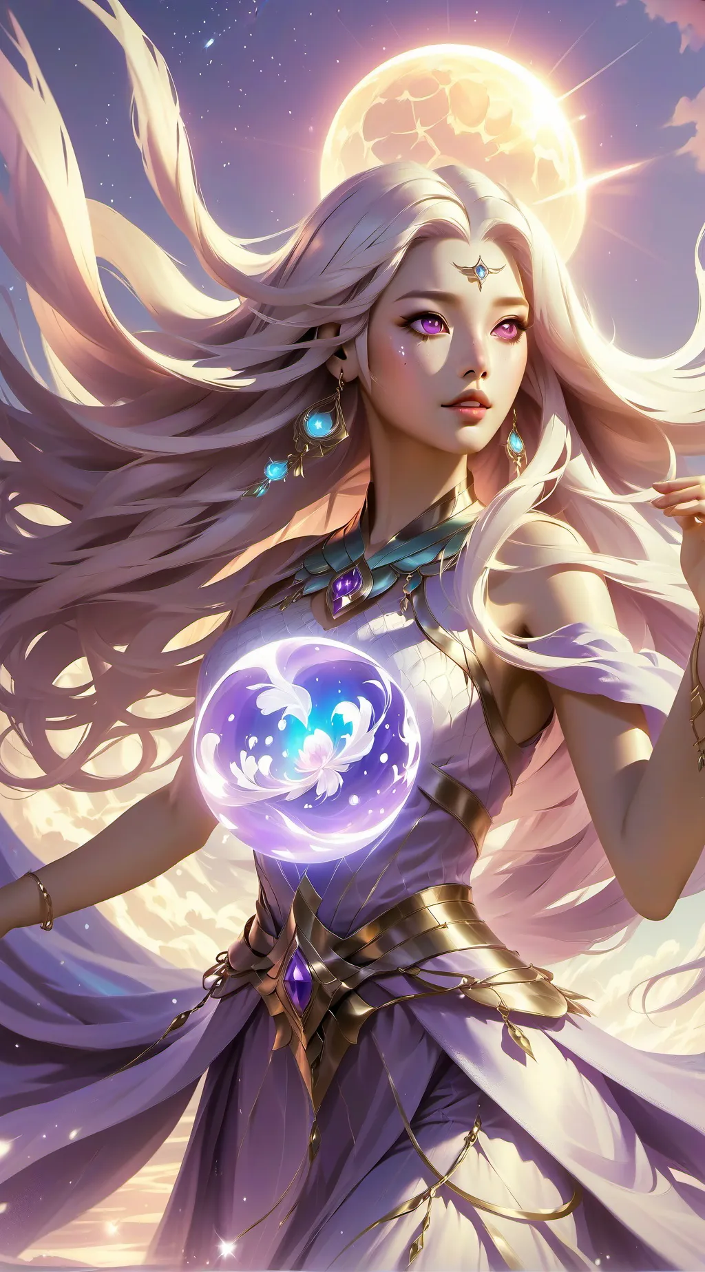 ai character: skyfall background