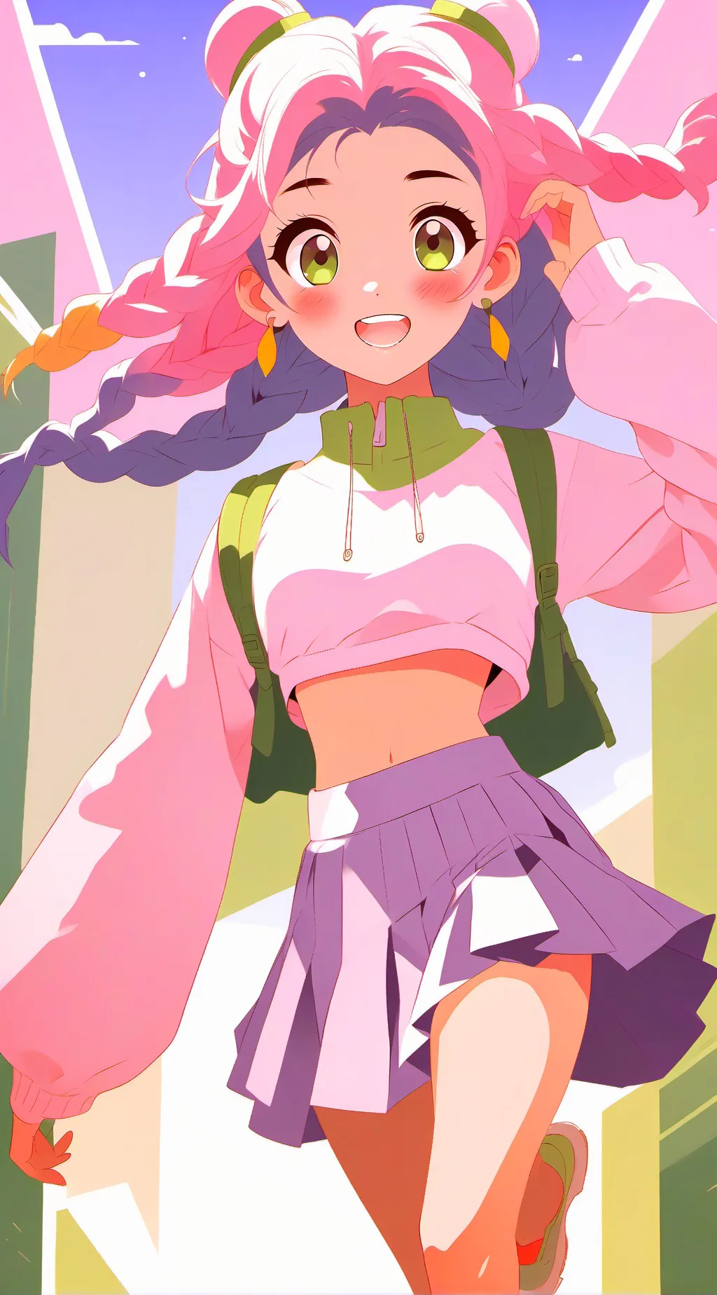 ai character: Mitsuri background