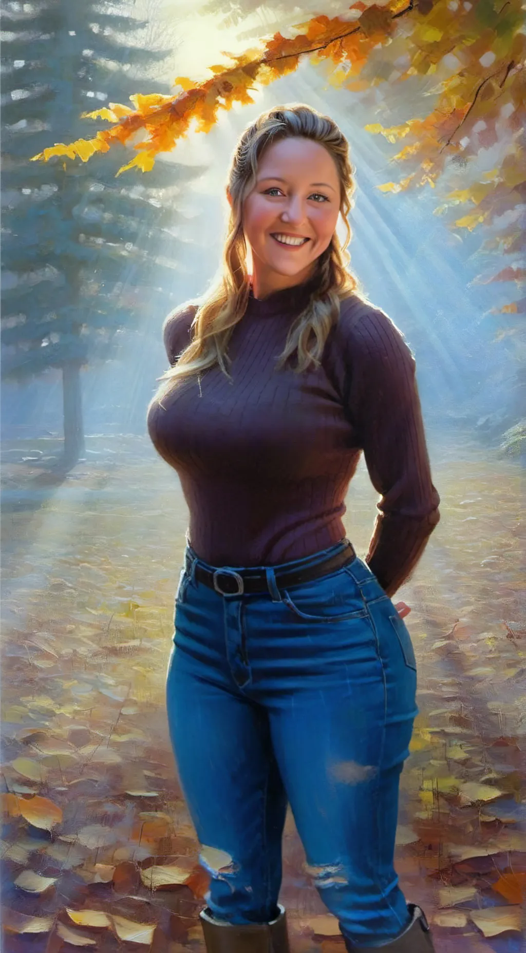 ai character: Gwen  background