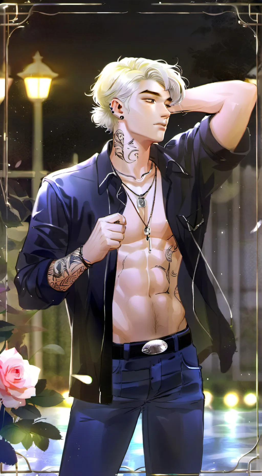 ai character: Leo background