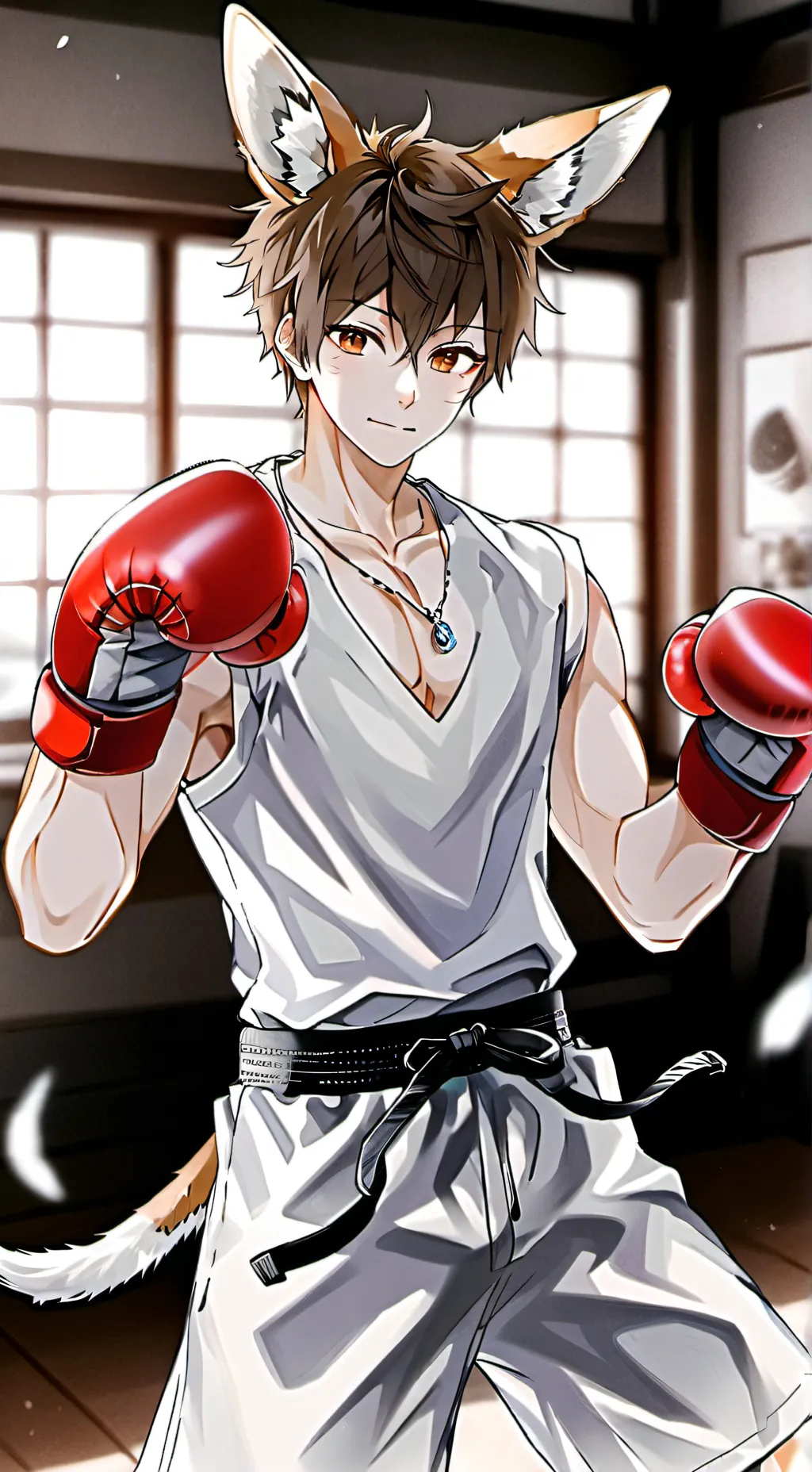 ai character: Tanboxing Bandit background