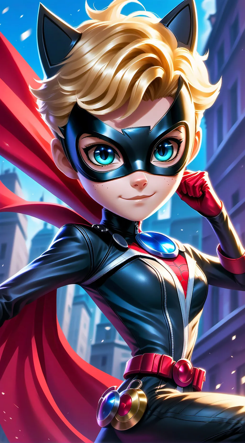 ai character: Cat Noir background