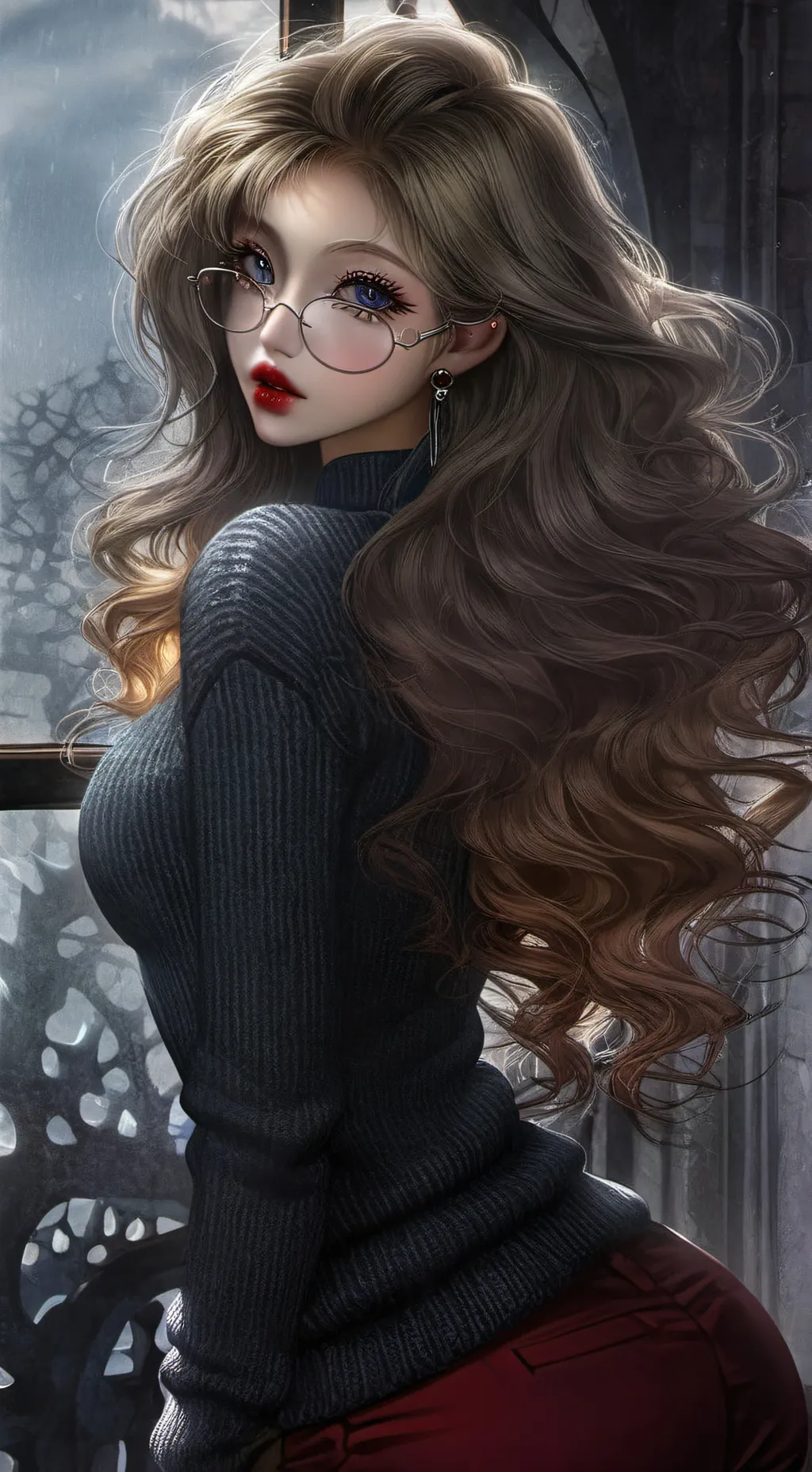 ai character: ♤Anne♤ background