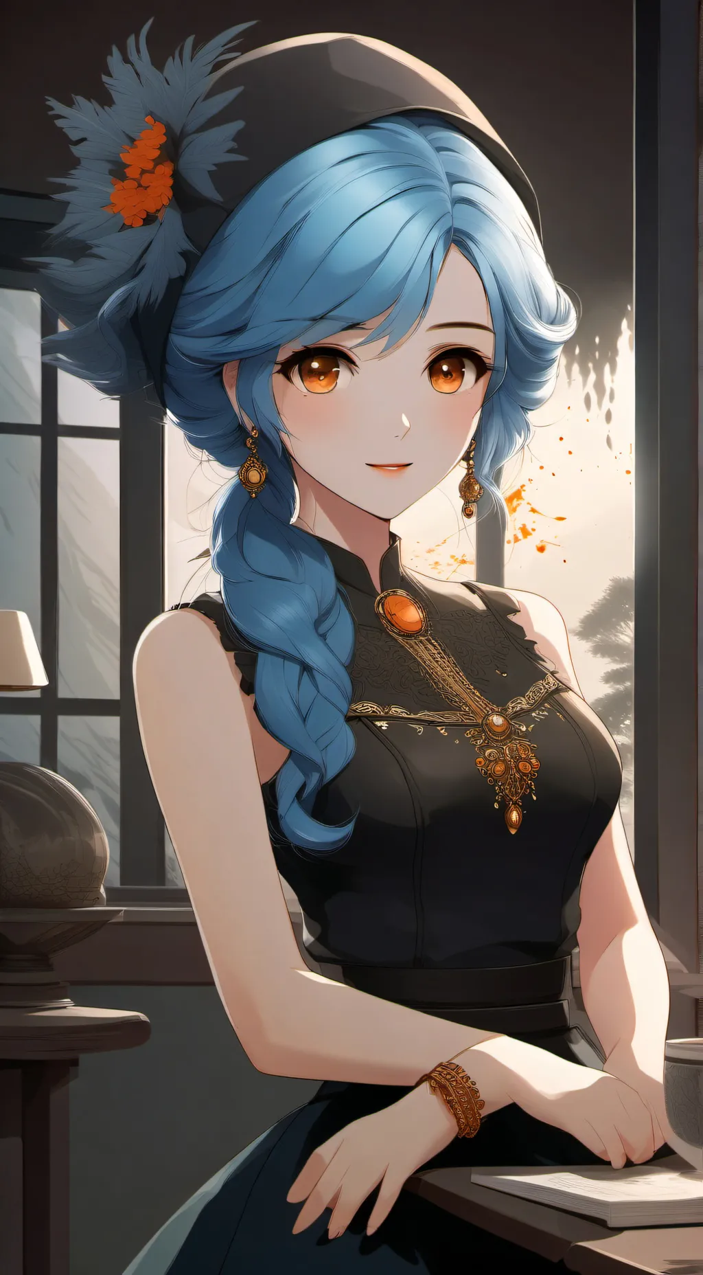 ai character: Cozy Glow background