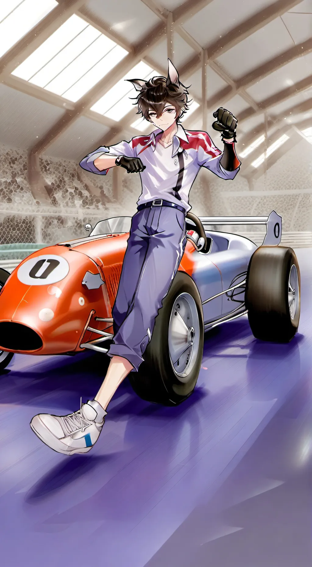 ai character: Brindle Racing Spi background