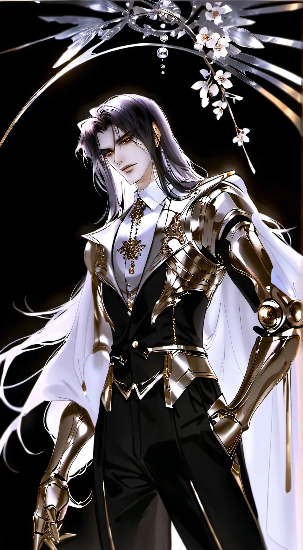 ai character: null background